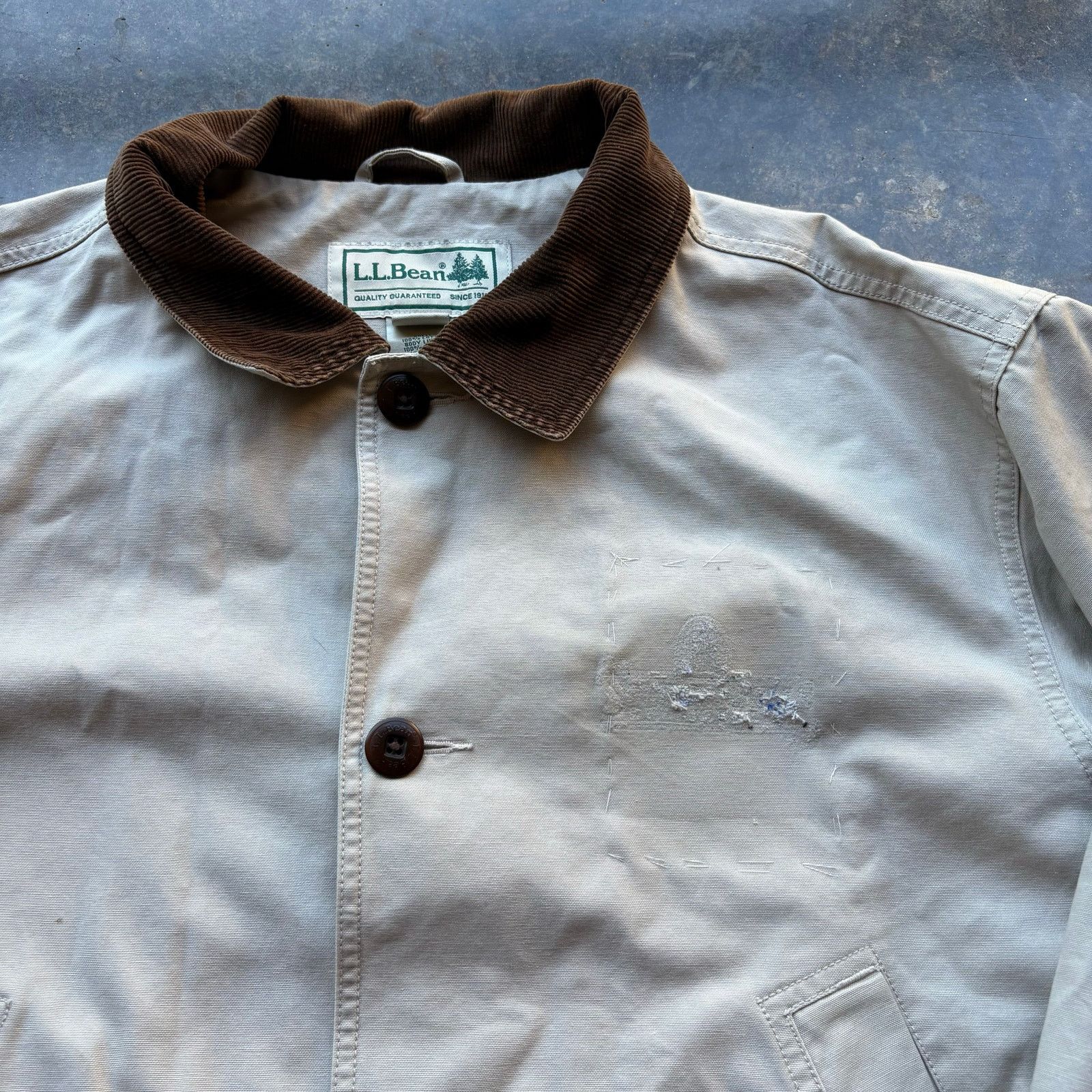 L.L. Bean Beautiful Vintage Rare L.L. Bean Chore Coat Size US XL / EU 56 / 4 - 2 Thumbnail
