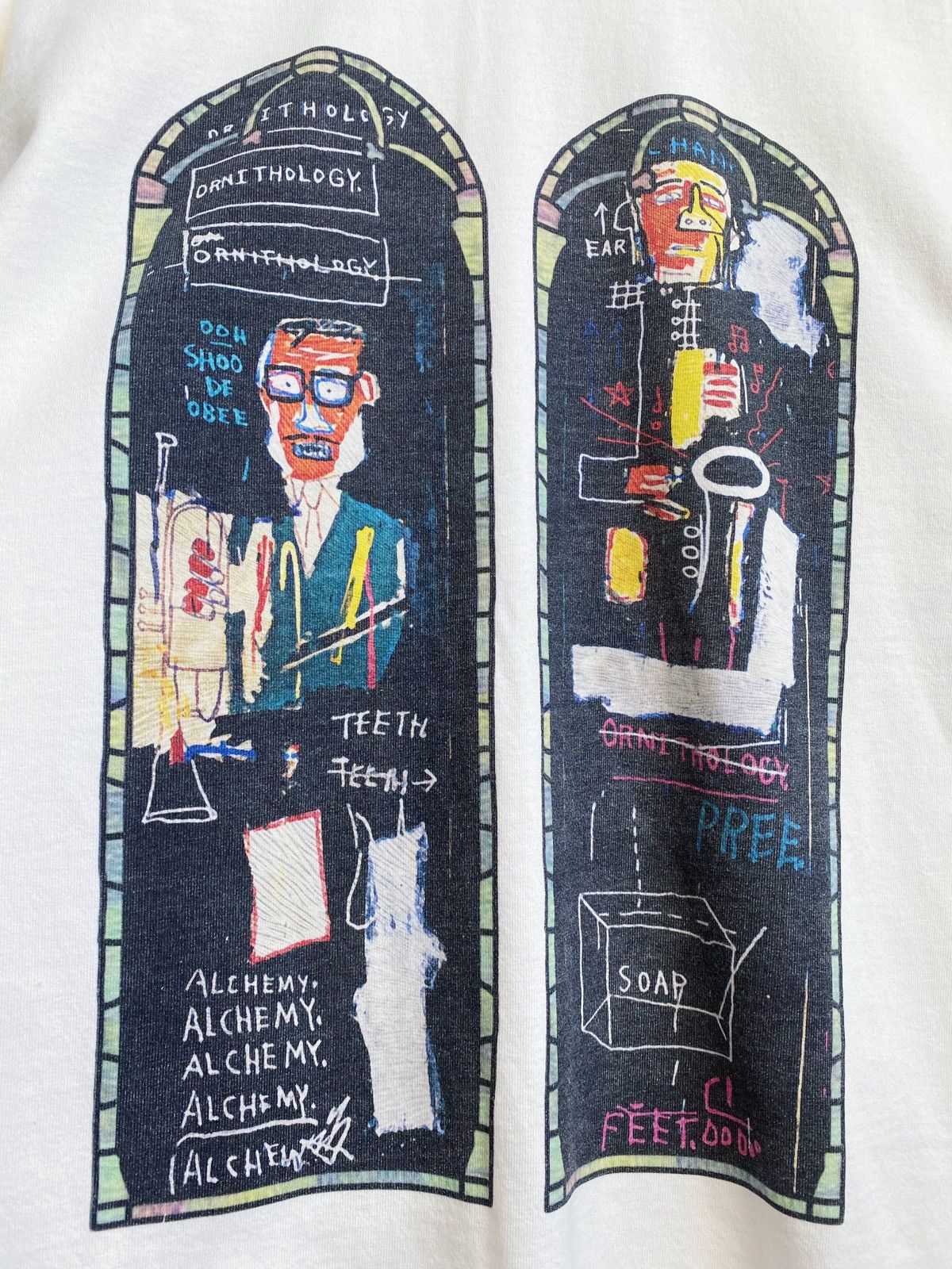 H&M × Jean-Michel Basquiat × Who Decides War WHO DECIDES WAR x BASQUIAT x H&M LONG SLEEVE RELAXED T-SHIRT Size US S / EU 44-46 / 1 - 13 Thumbnail