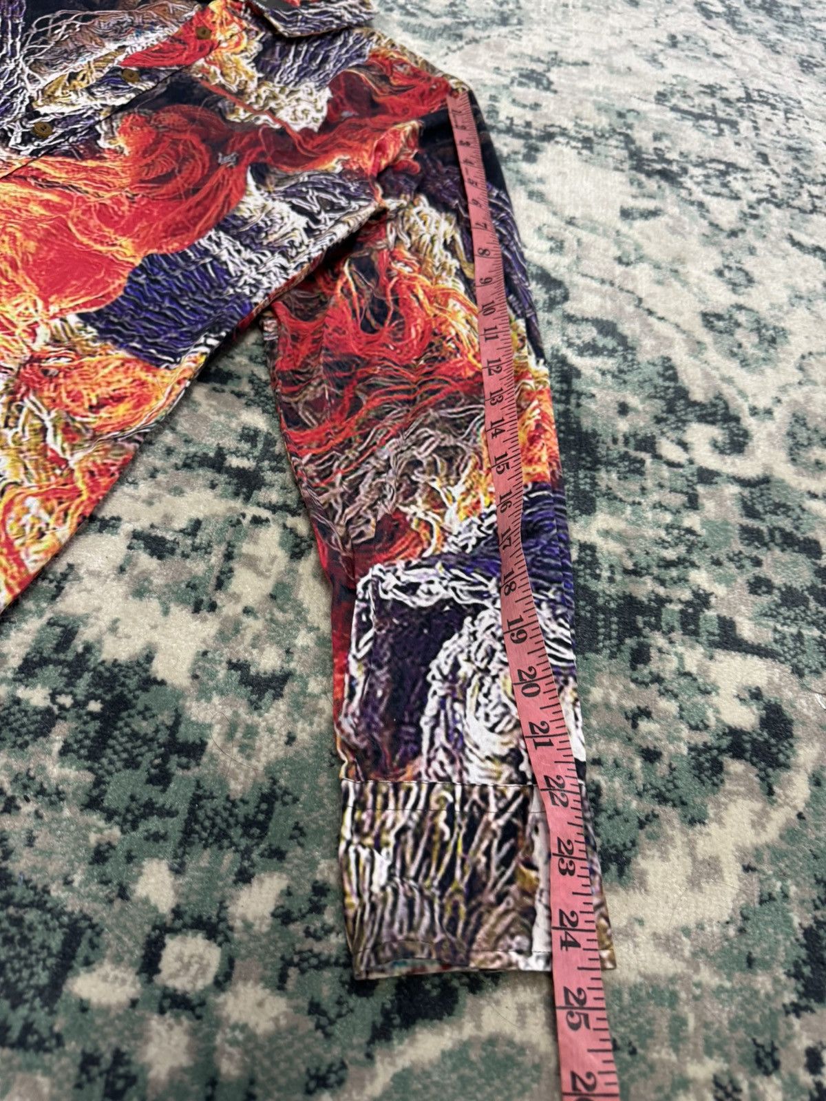 Vivienne Westwood VIVIENNE WESTWOOD MICROFIBER FULL PRINT BUTTON UP SHIRT Size US M / EU 48-50 / 2 - 4 Thumbnail