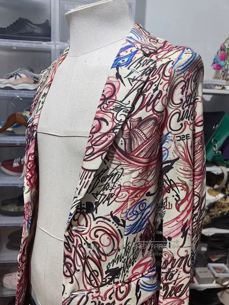 Comme des Garcons Comme des Garçons Psychedelic Graffiti Suit. Size US M / EU 48-50 / 2 - 3 Thumbnail
