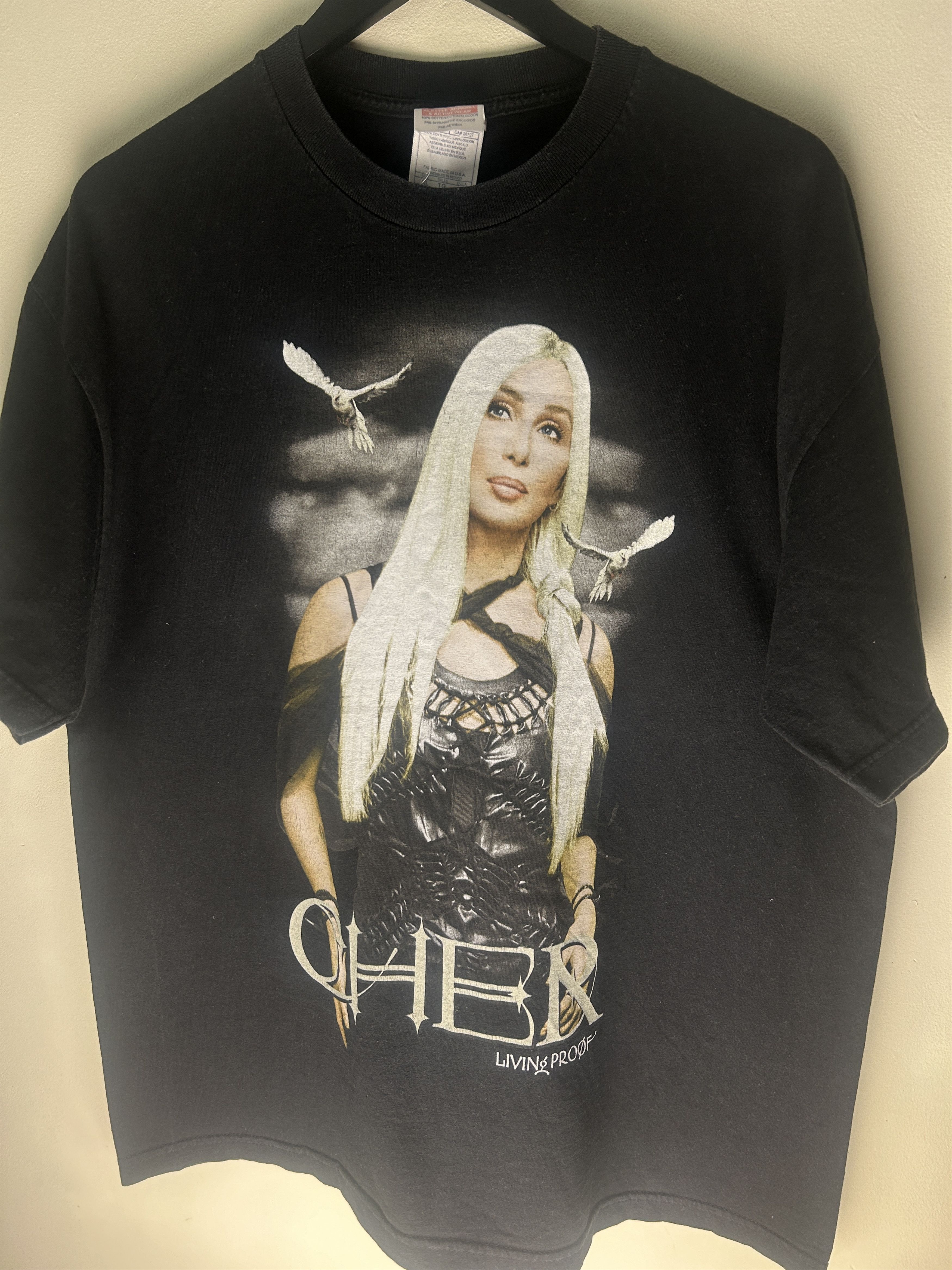 Band Tees Vintage Cher Living Proof 2002 Tour Band T-shirt Size US XL / EU 56 / 4 - 3 Thumbnail
