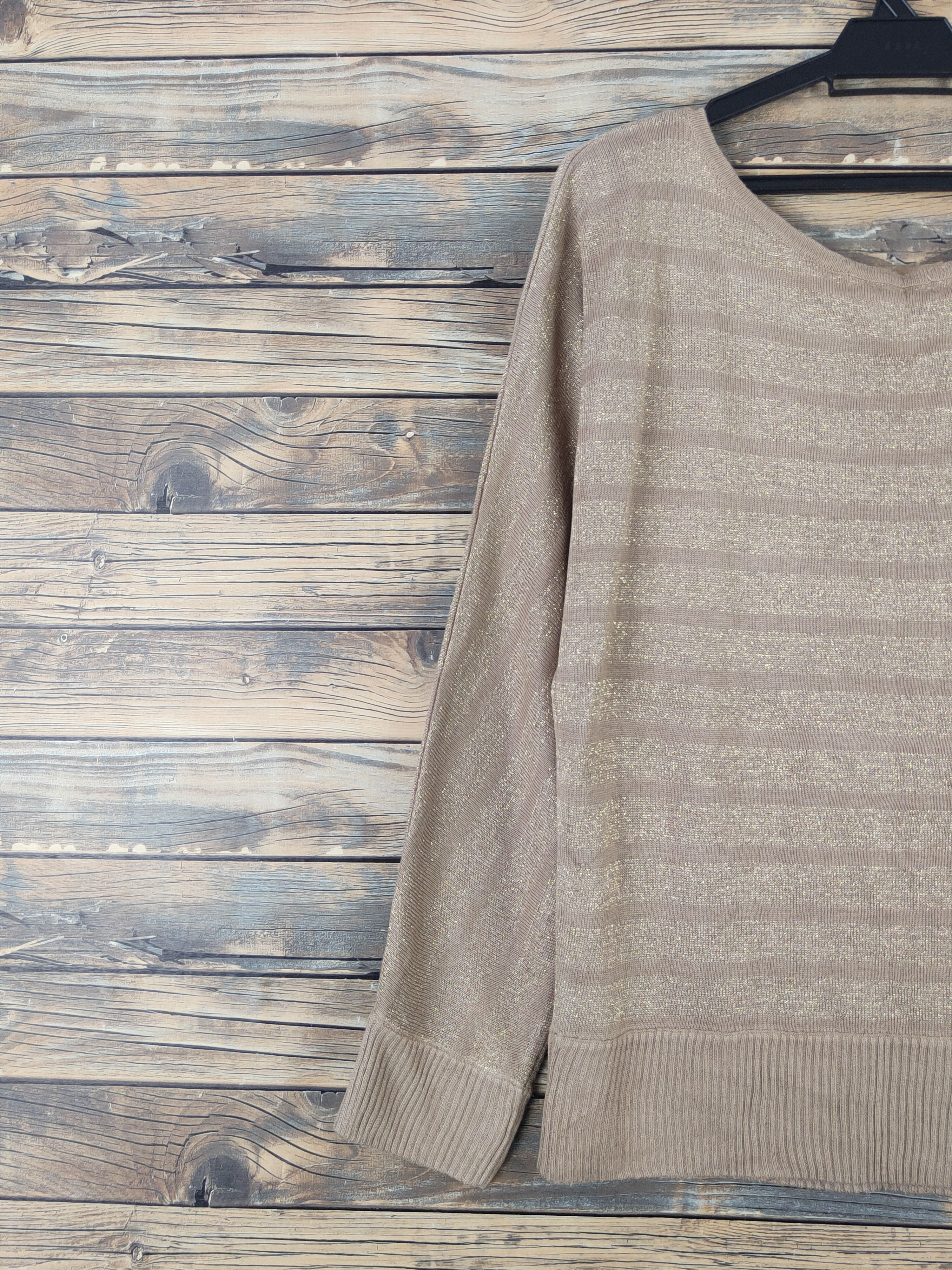 Homespun Knitwear Colza Brown Knitwear Blouses #W1107 Size M / US 6-8 / IT 42-44 - 8 Thumbnail