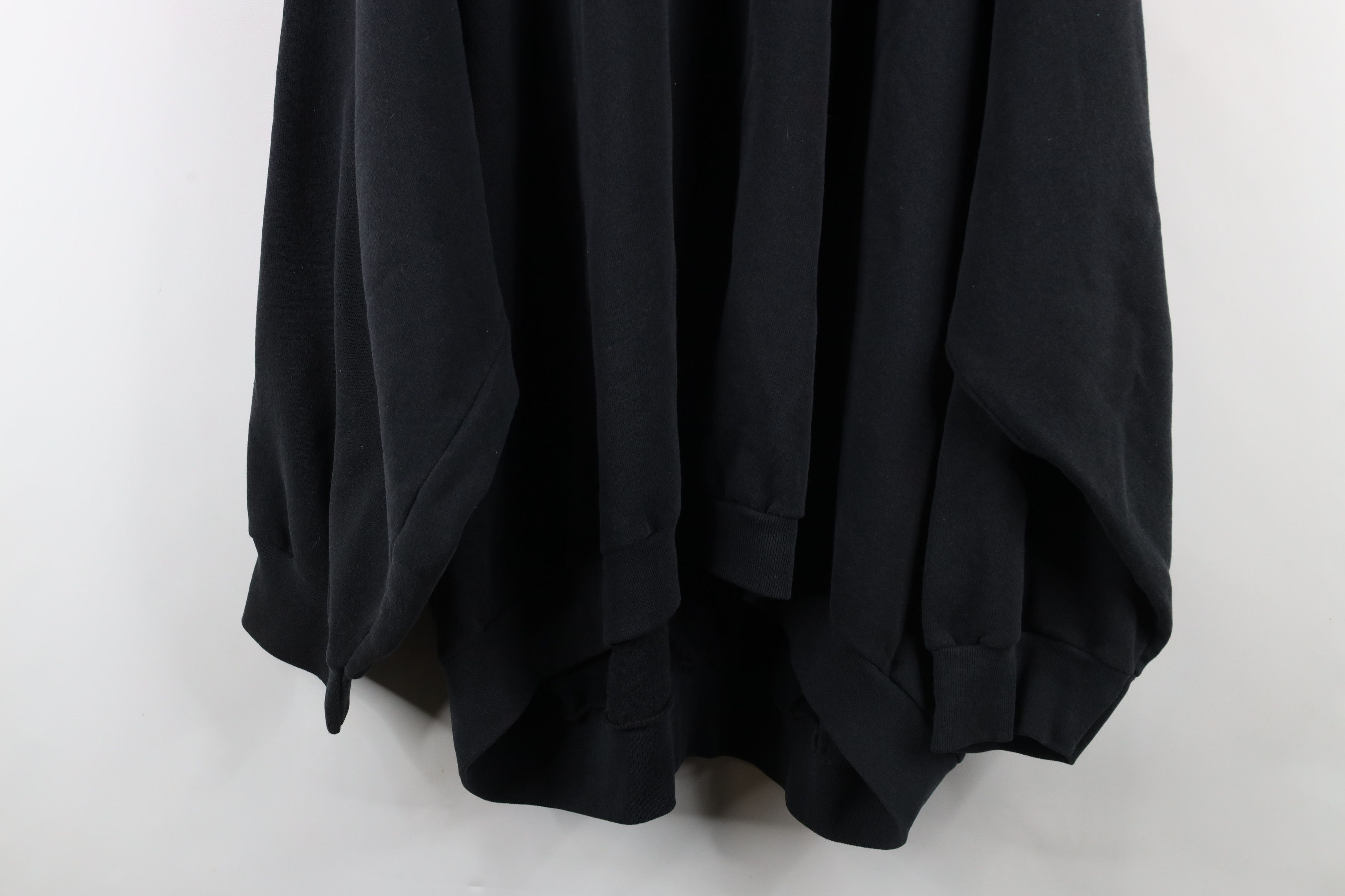 Vintage Vintage 90s Streetwear Blank Crewneck Sweatshirt Black USA Size US XXL / EU 58 / 5 - 11 Thumbnail