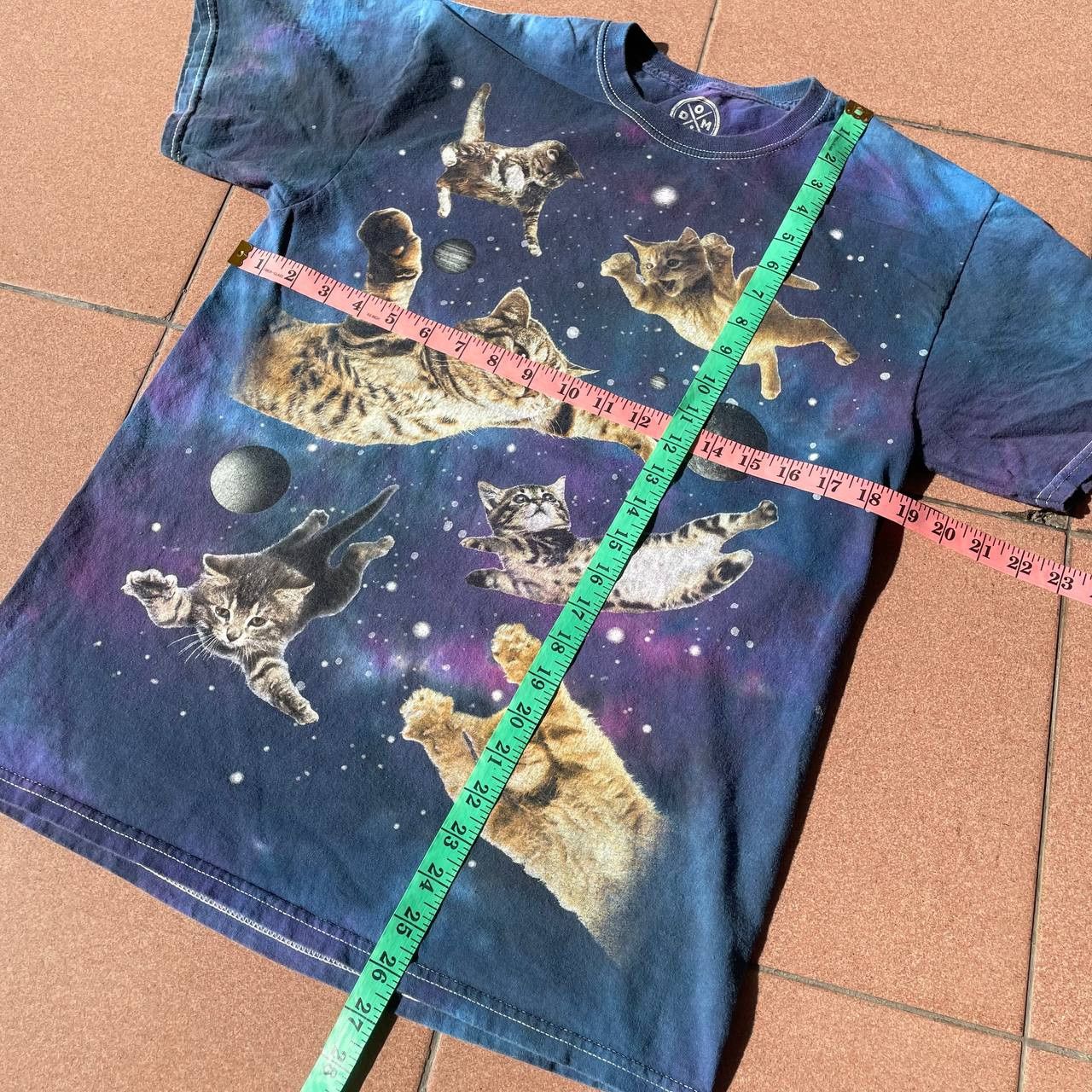 Vintage SPACE CAT DOM TIE DYE TSHIRT Size US M / EU 48-50 / 2 - 3 Thumbnail