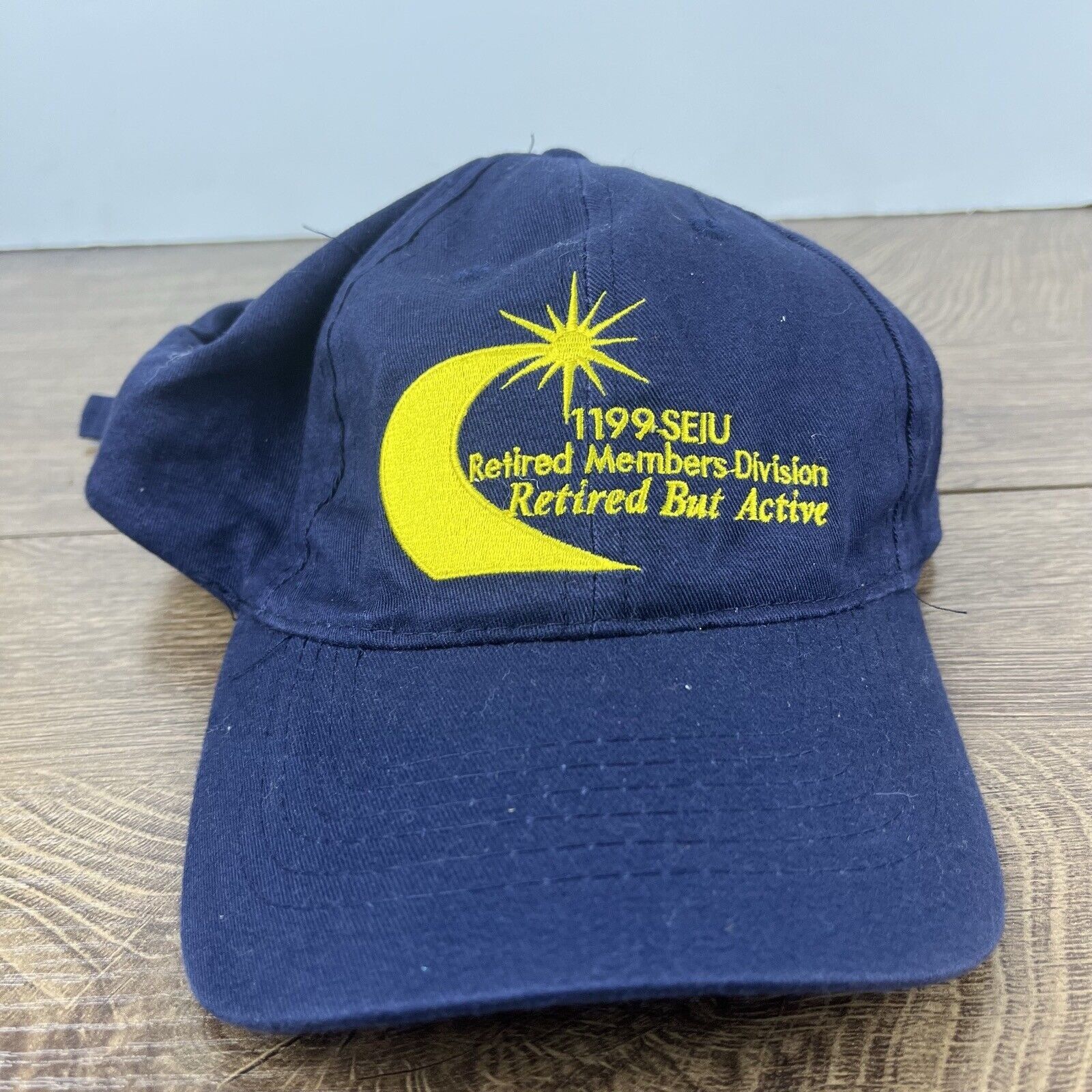 Other 1199 SEIU Hat Retired Active Adjustable Hat Blue Adjustable Size ONE SIZE - 4 Thumbnail