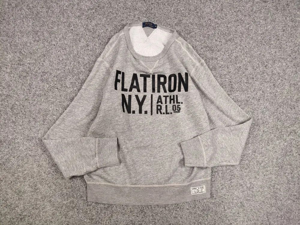 Polo Ralph Lauren Polo Ralph Lauren Flatiron N.Y. Logo Crew Check Sweatshirt Size US M / EU 48-50 / 2 - 6 Thumbnail