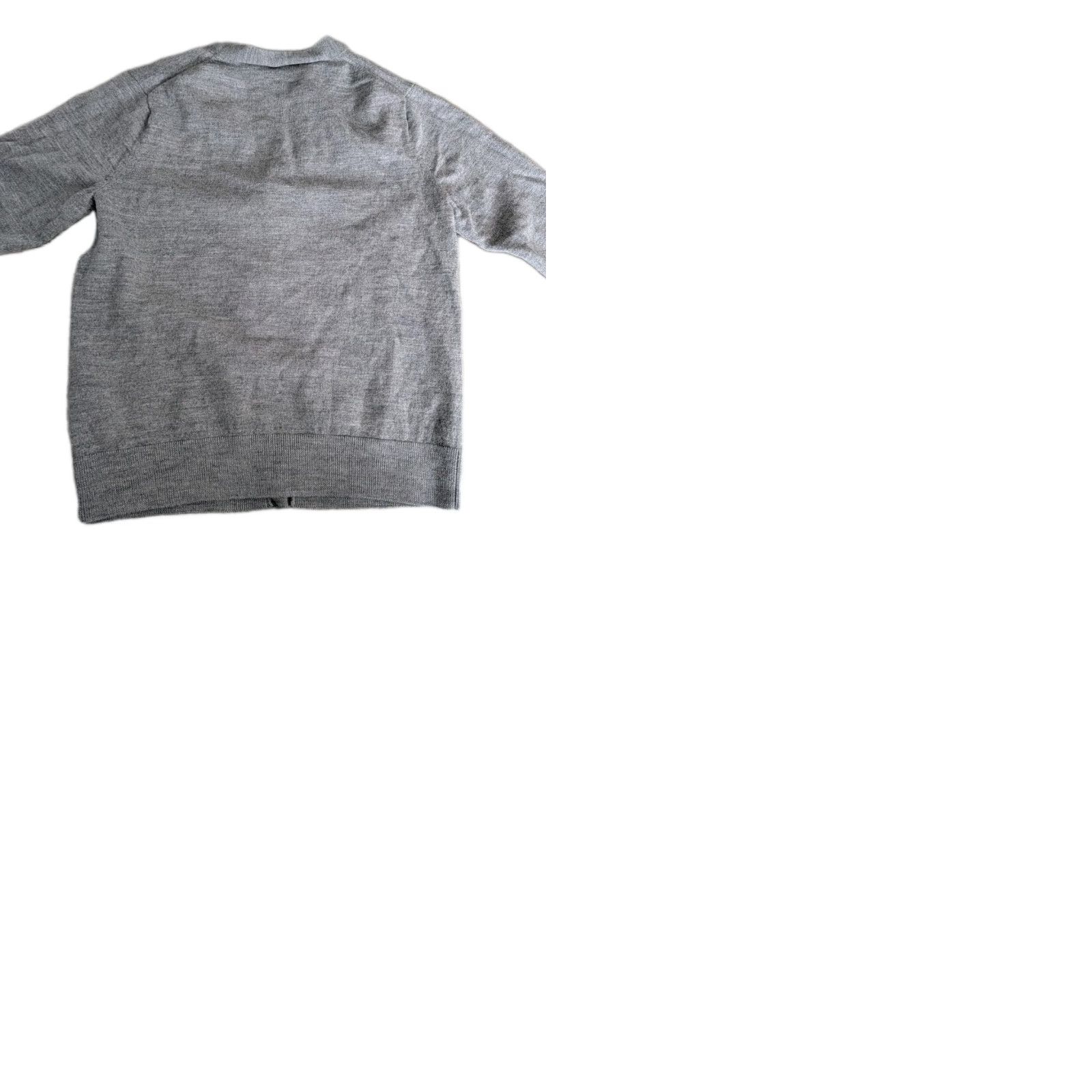 J.Crew J.CREW Cardigan Sweater Merino Wool Heritage Gray Medium Women Knit V-Neck Button Pockets All Seasons Lightweight Casual Formal 100% Merino Wool Size M / US 6-8 / IT 42-44 - 9 Thumbnail