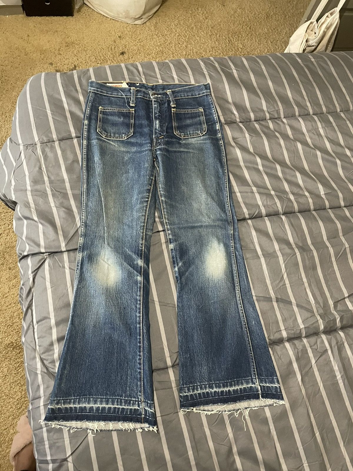 Big John Big John vintage denim bell bottom jeans Size US 28 / EU 44 - 1 Thumbnail