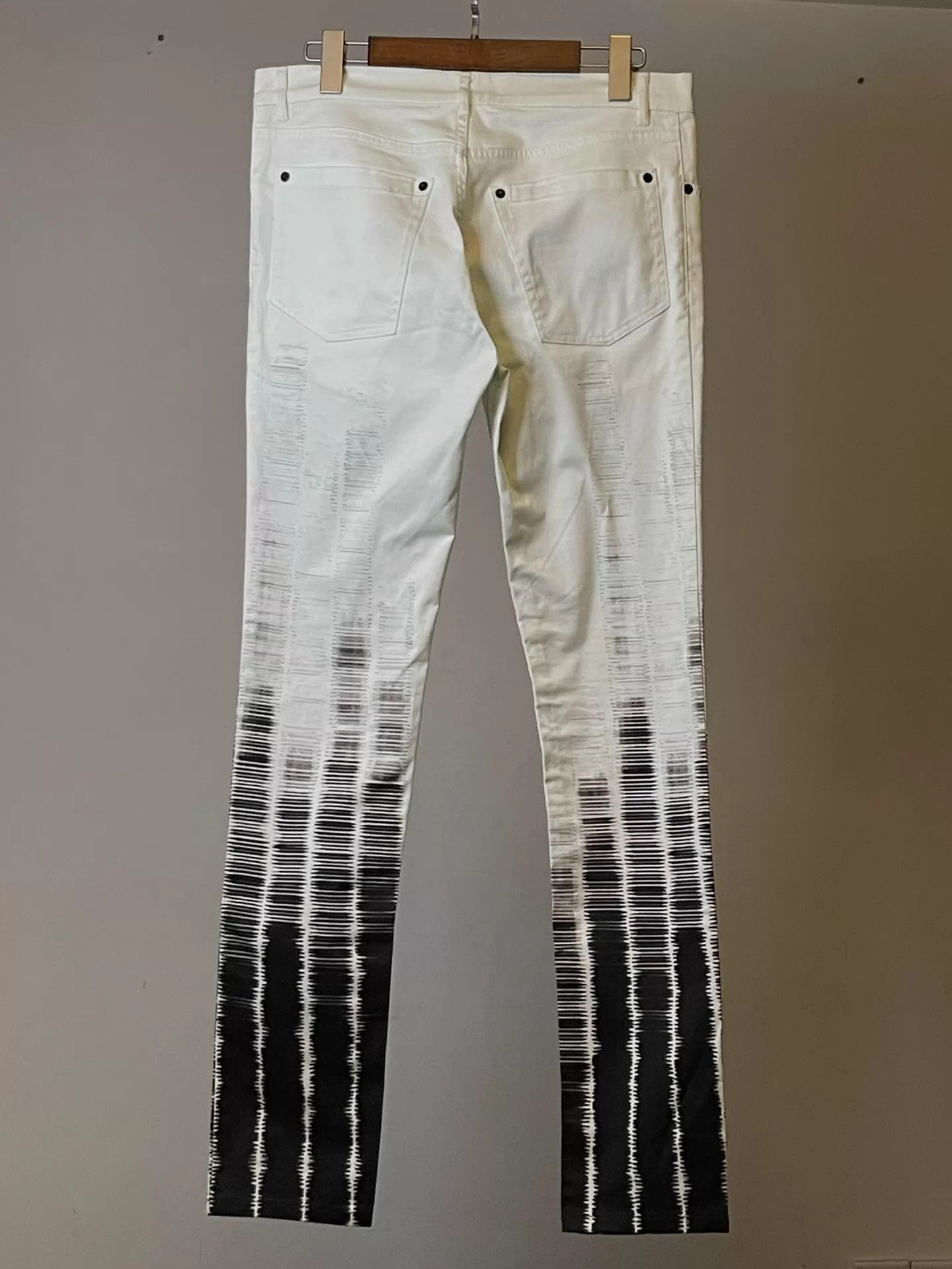 Ann Demeulemeester Multi Pattern Denim Jeans Size US 32 / EU 48 - 5 Thumbnail