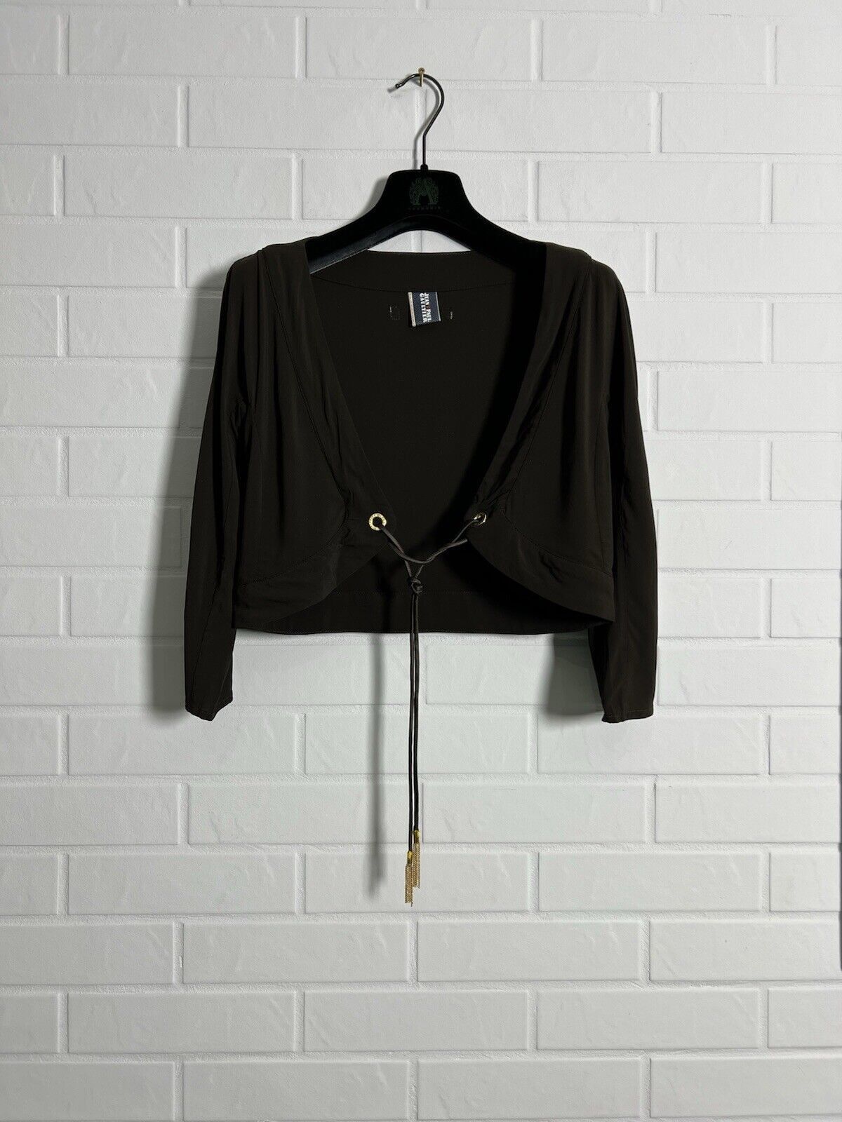 Jean Paul Gaultier Jeans Bolero Size M Brown