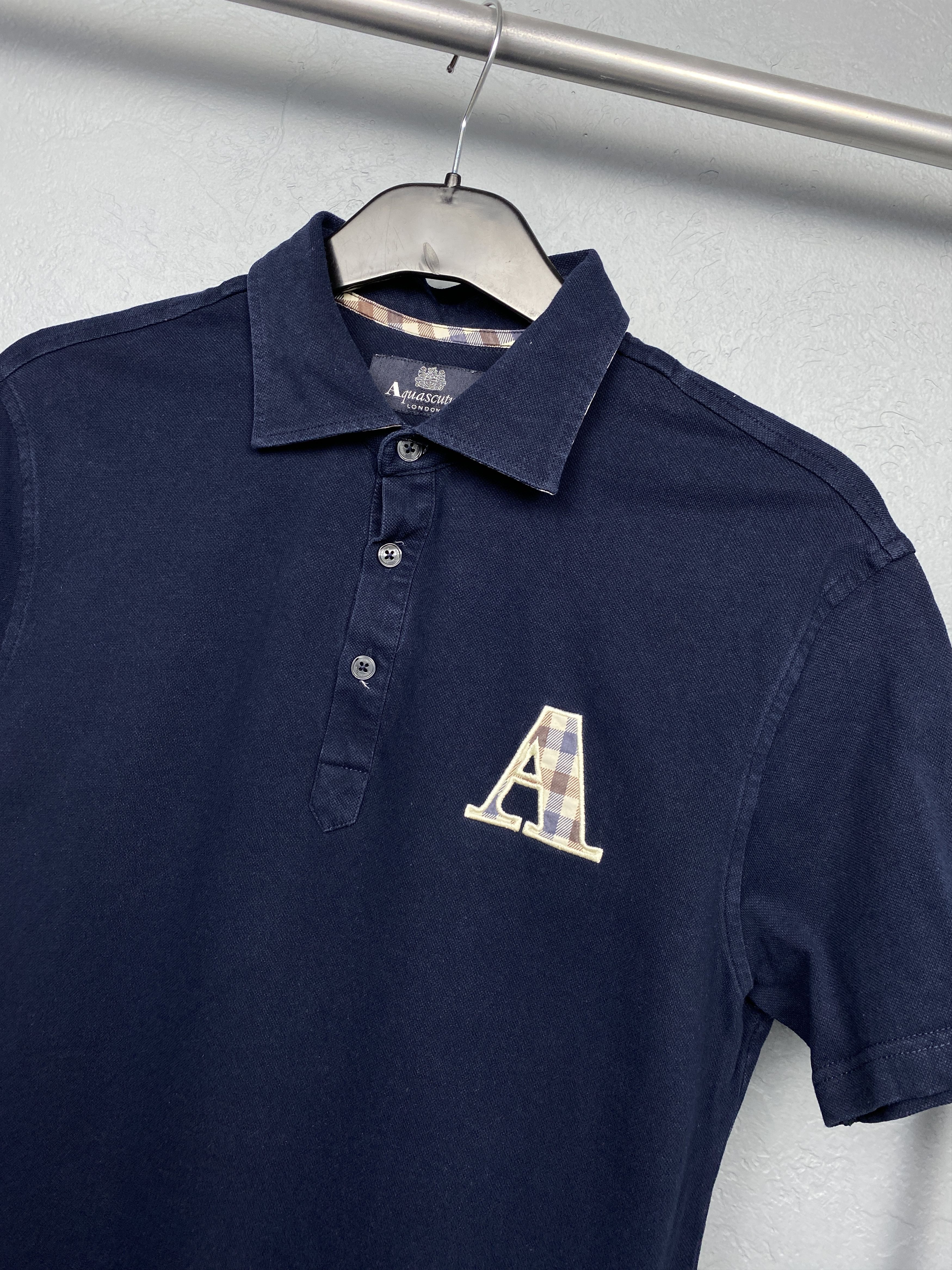 Aquascutum Aquascutum Vintage Mens Polo Shirt Size US M / EU 48-50 / 2 - 2 Thumbnail
