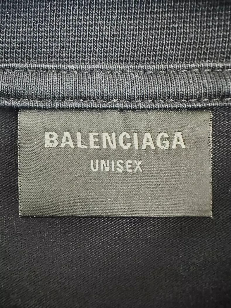Balenciaga Balenciaga Solid color letter bitcoin printed round neck s Size US L / EU 52-54 / 3 - 7 Thumbnail