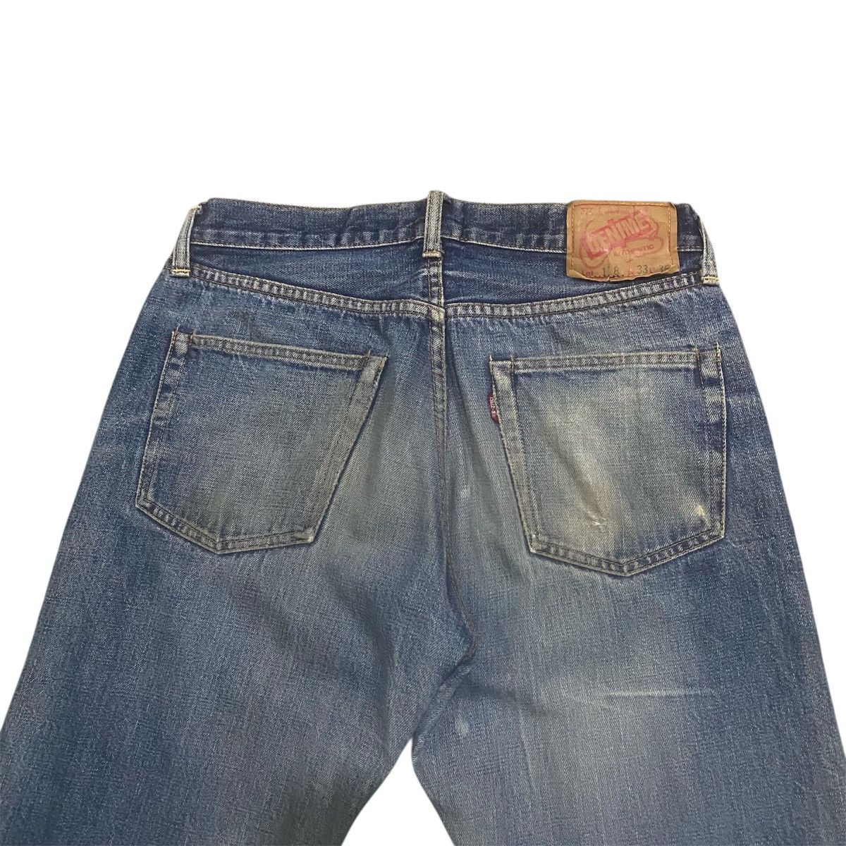 Denime ‼️LAST DROP‼️Denime Lot178 Selvedge Faded Distressed Denim Size US 31 - 5 Thumbnail