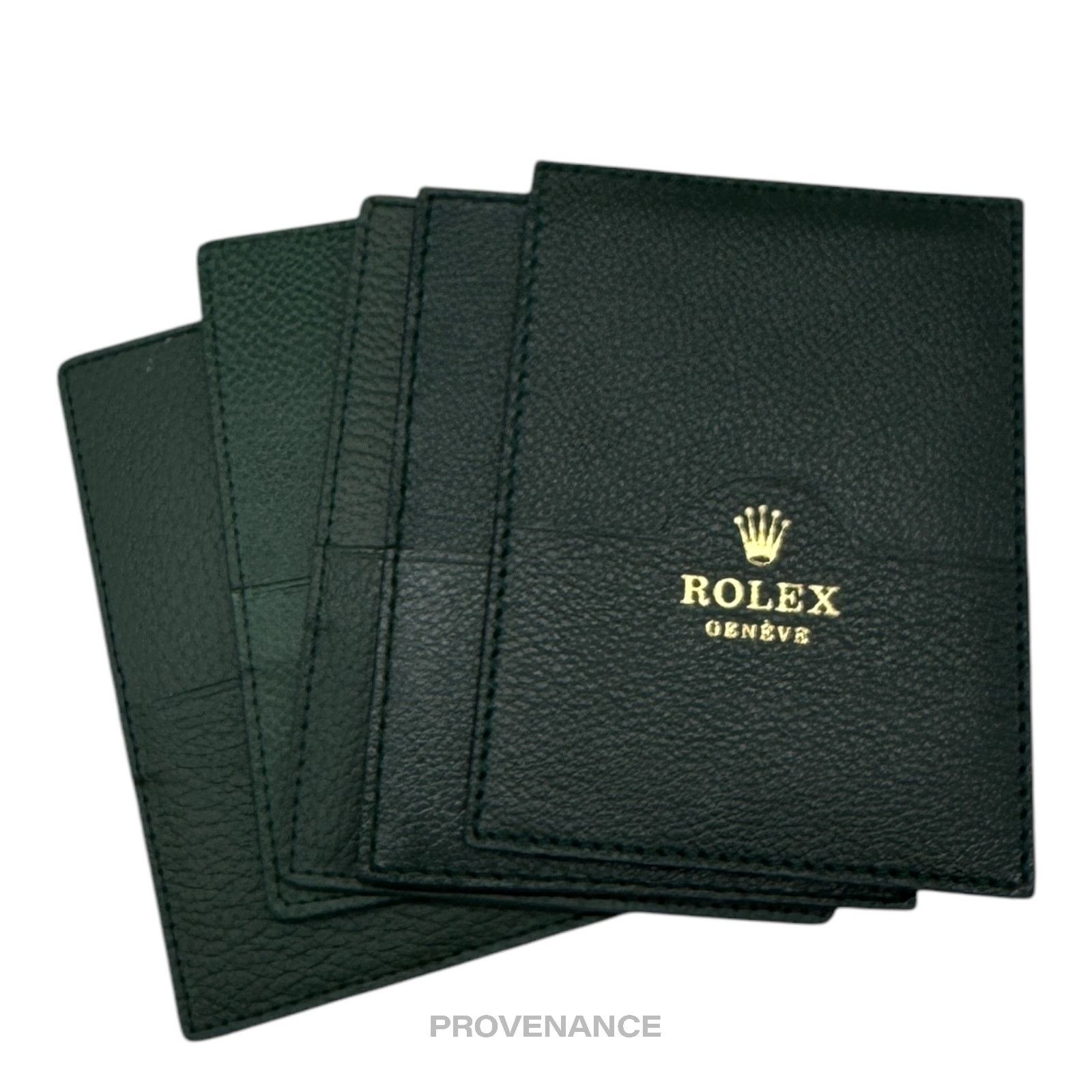 Rolex 🔴 Rolex Card Holder Wallet - Green Leather Size ONE SIZE - 6 Thumbnail