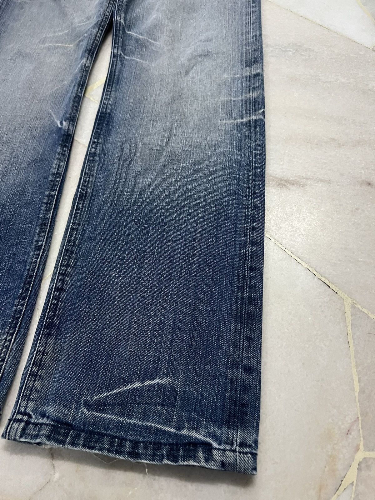 Japanese Brand 💥Baggy💥MCD Faded Punk Jean Very Rare Size US 32 / EU 48 - 5 Thumbnail