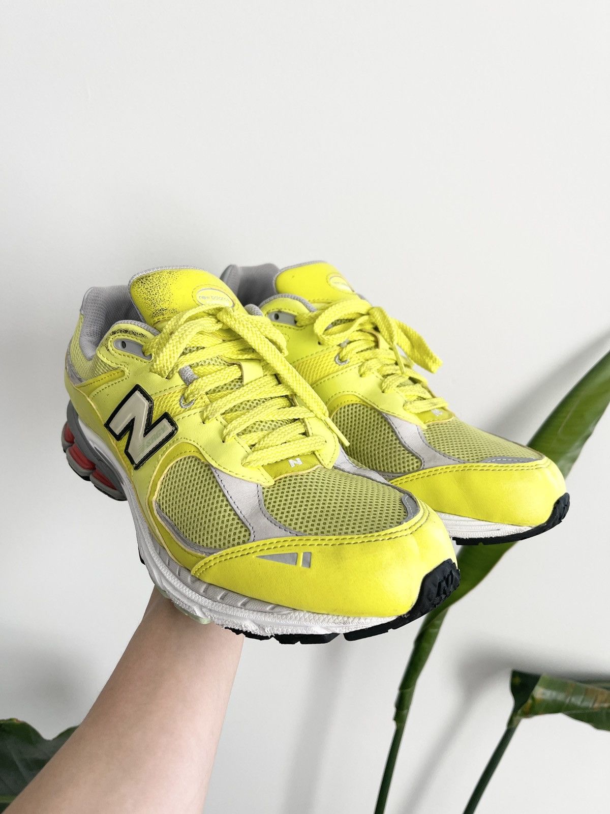 J.Crew × New Balance STEAL! New Balance 2002R Lime - Size 12 Size US 12 / EU 45 - 2 Thumbnail
