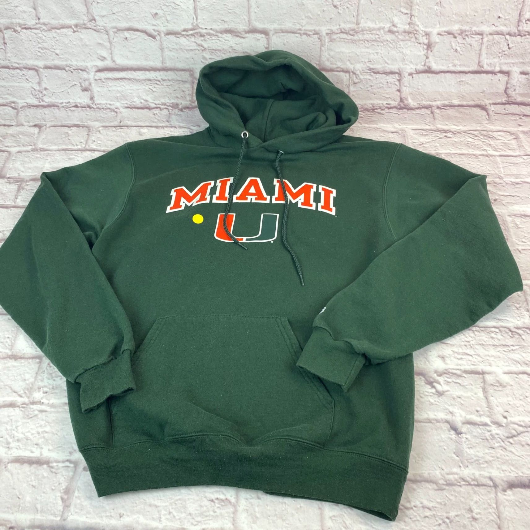Champion VINTAGE Champion Miami Hurricane Pullover Hoodie Mens Size M Sweatshirt Size US M / EU 48-50 / 2 - 3 Thumbnail