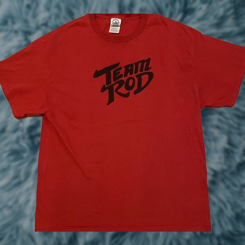 Vintage VINTAGE Hot Rod Faded Movie Promo Shirt L Andy Samberg SNL Lonely Island Comedy 90s 2000s Red Mens T-Shirt Size US L / EU 52-54 / 3 - 1 Thumbnail