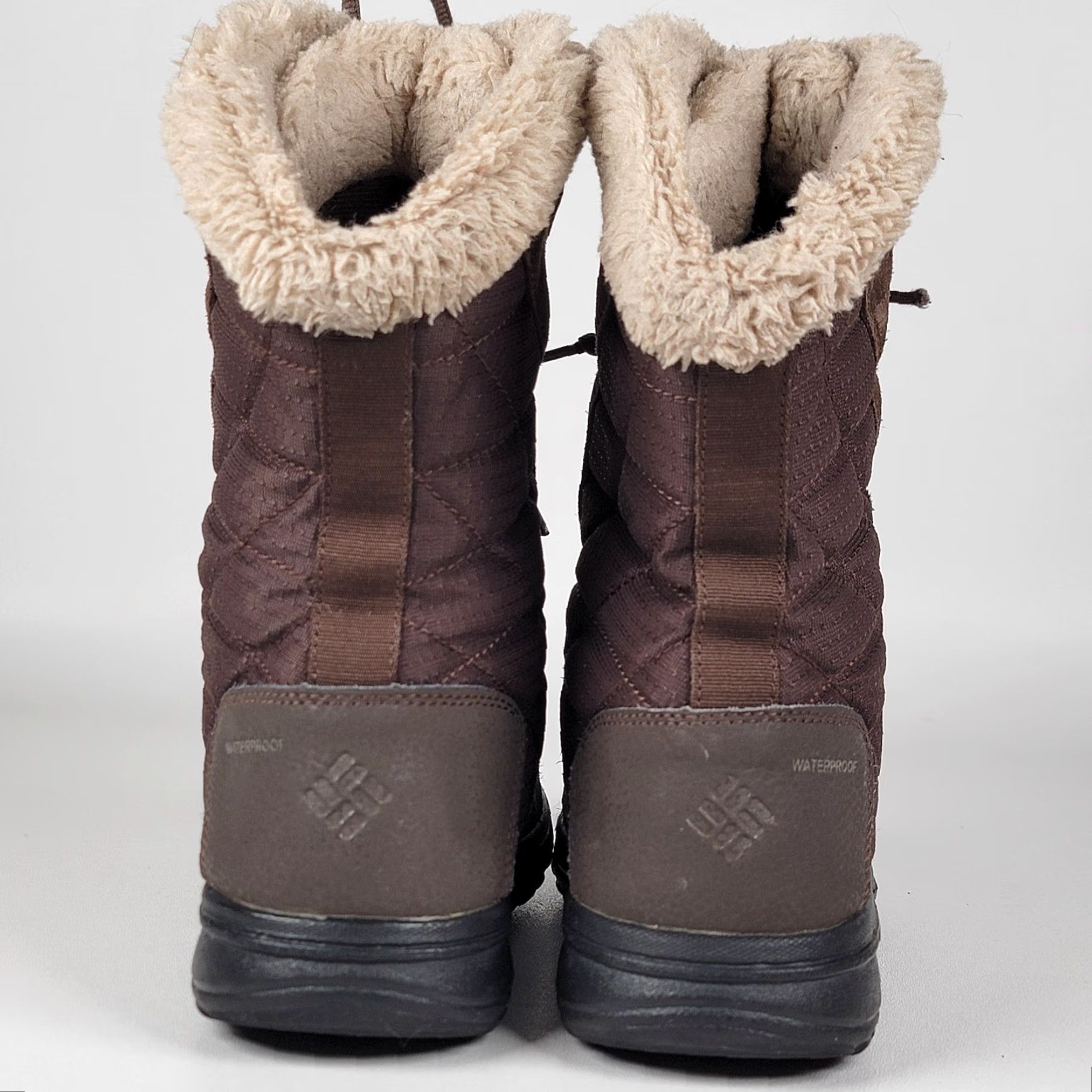 Vintage Columbia Women's Ice Maiden II Boot Size 7 Waterproof Lace Up Brown Leather Size US 7 / IT 37 - 7 Thumbnail