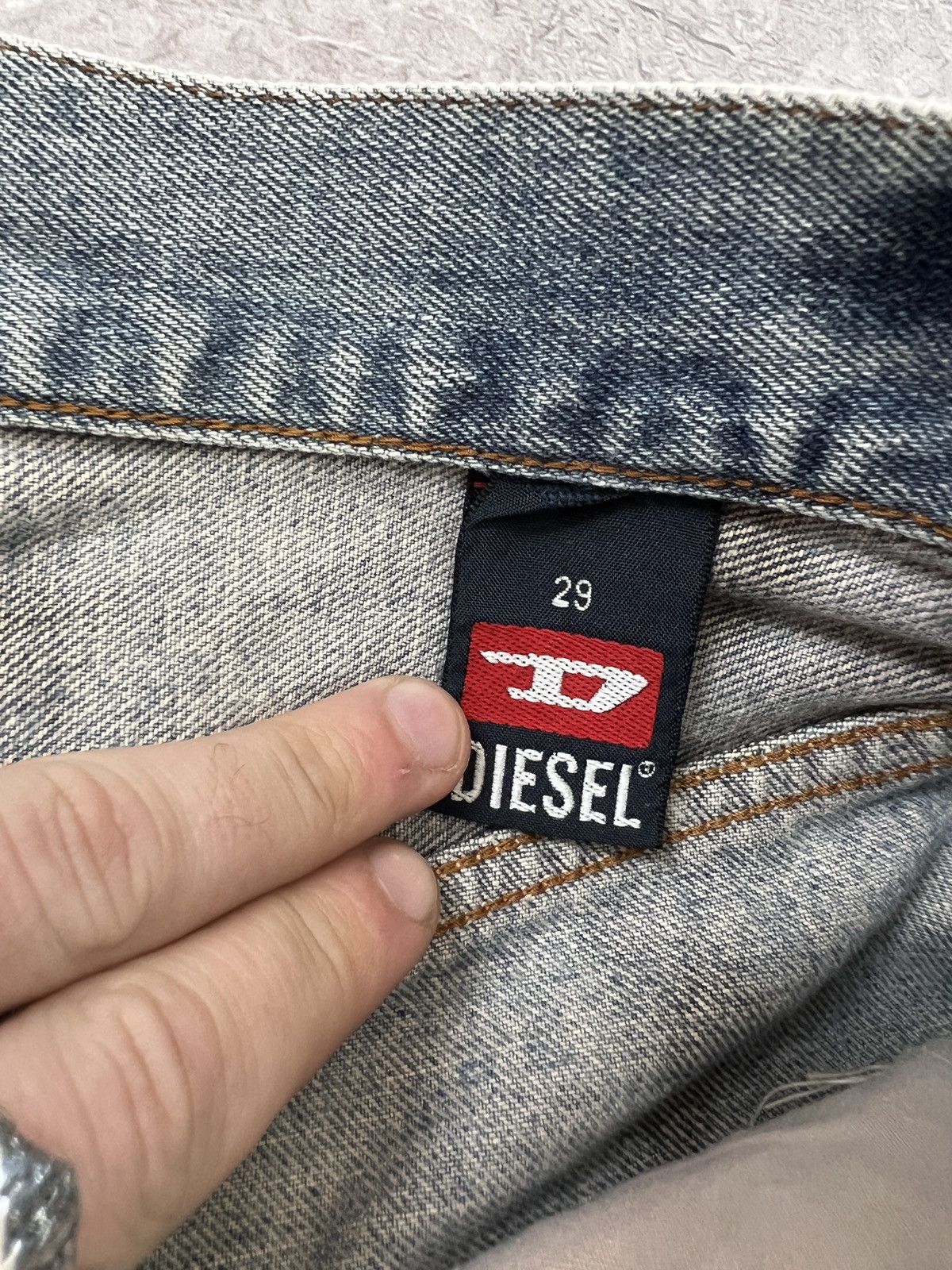 Designer × Diesel Vintage 90s diesel carpenter cargo washed pants Shirts y2k Size US 29 - 7 Thumbnail