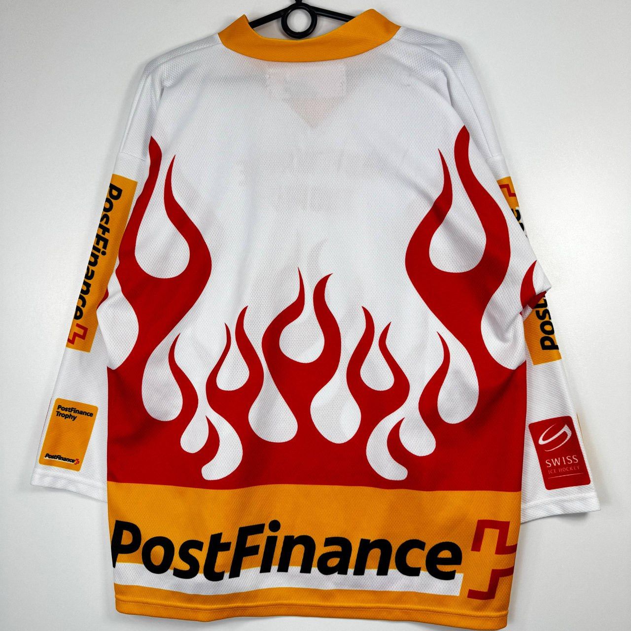 Other Swiss Ice Hockey Jersey Post Finance Trophy Ochsner Flame S Size US S / EU 44-46 / 1 - 4 Thumbnail