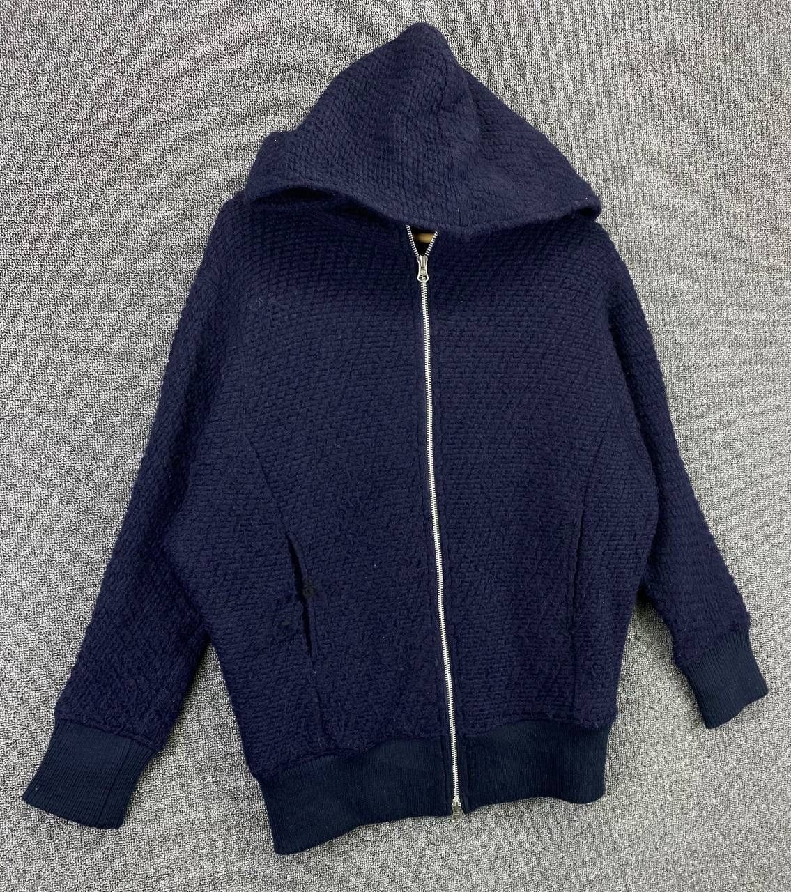 Issey Miyake Vintage Issey Miyake Zucca Knitted Wool Hoodie Jacket Size M / US 6-8 / IT 42-44 - 2 Thumbnail
