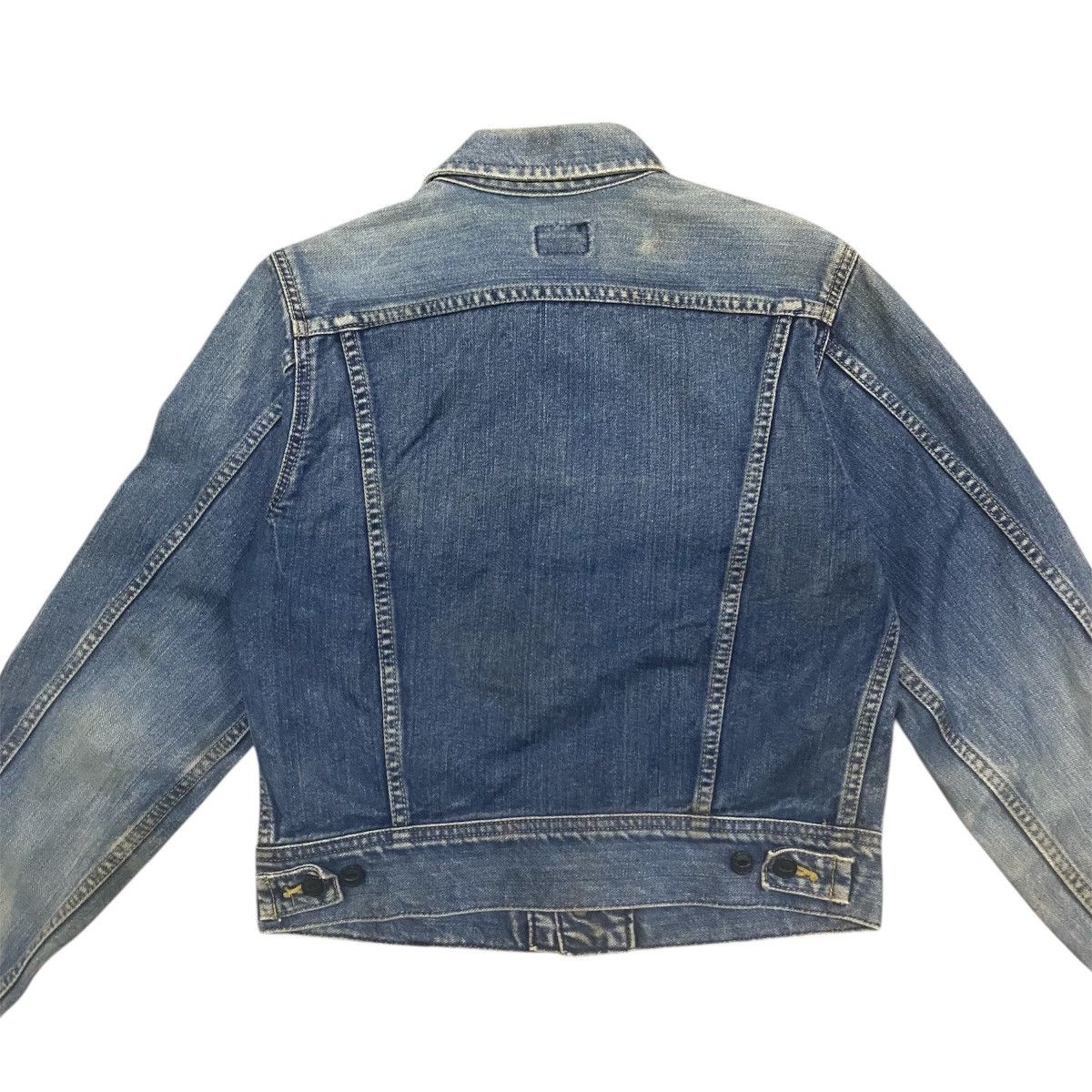Lee Vintage Lee Denim Trucker Jacket Distressed Faded 70s/80s Size US S / EU 44-46 / 1 - 4 Thumbnail