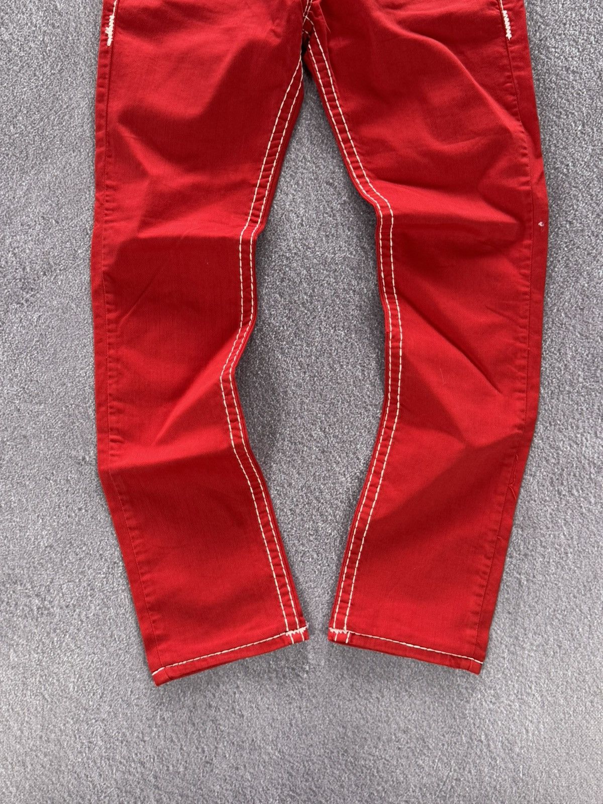 True Religion True Religion Vintage Red Denim Jeans Size 28" / US 6 / IT 42 - 4 Thumbnail