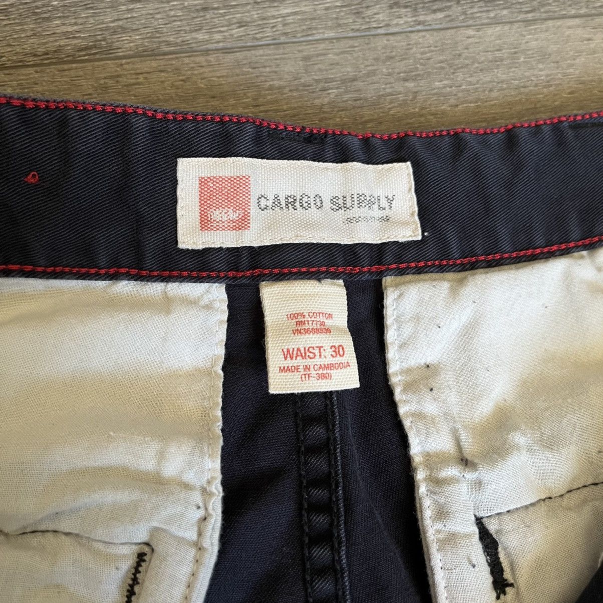 Mossimo × Vintage Vintage 2000s Mossimo Cargo Supply Navy Shorts Pocket Sz 30 Size US 30 / EU 46 - 7 Thumbnail