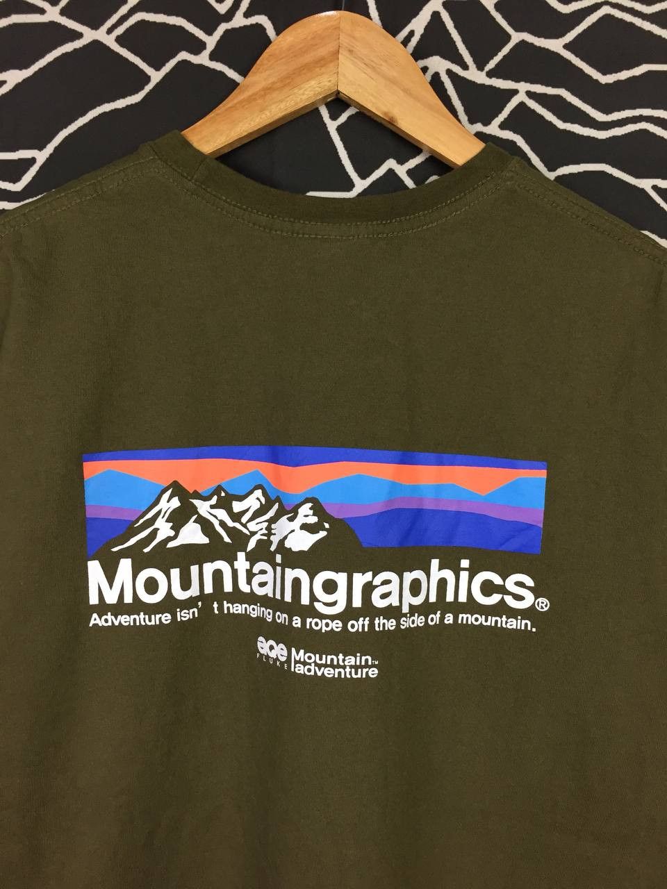 Japanese Brand Fluke X Mountain Advanture Mountain Graphics Tee Size US L / EU 52-54 / 3 - 3 Thumbnail