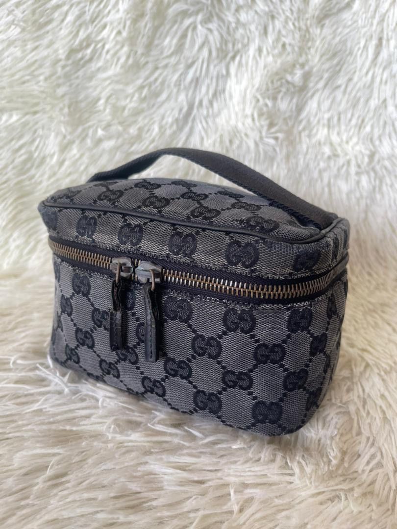 Gucci Gucci GG Pattern Vanity Leather Canvas Bag Size ONE SIZE - 14 Thumbnail