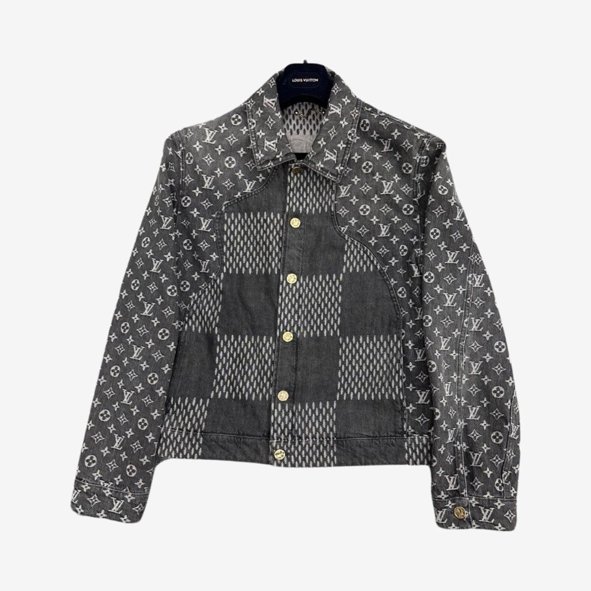 Louis Vuitton *RARE* Louis Vuitton Nigo Denim Jacket Sz. 48 Size US M / EU 48-50 / 2 - 2 Thumbnail