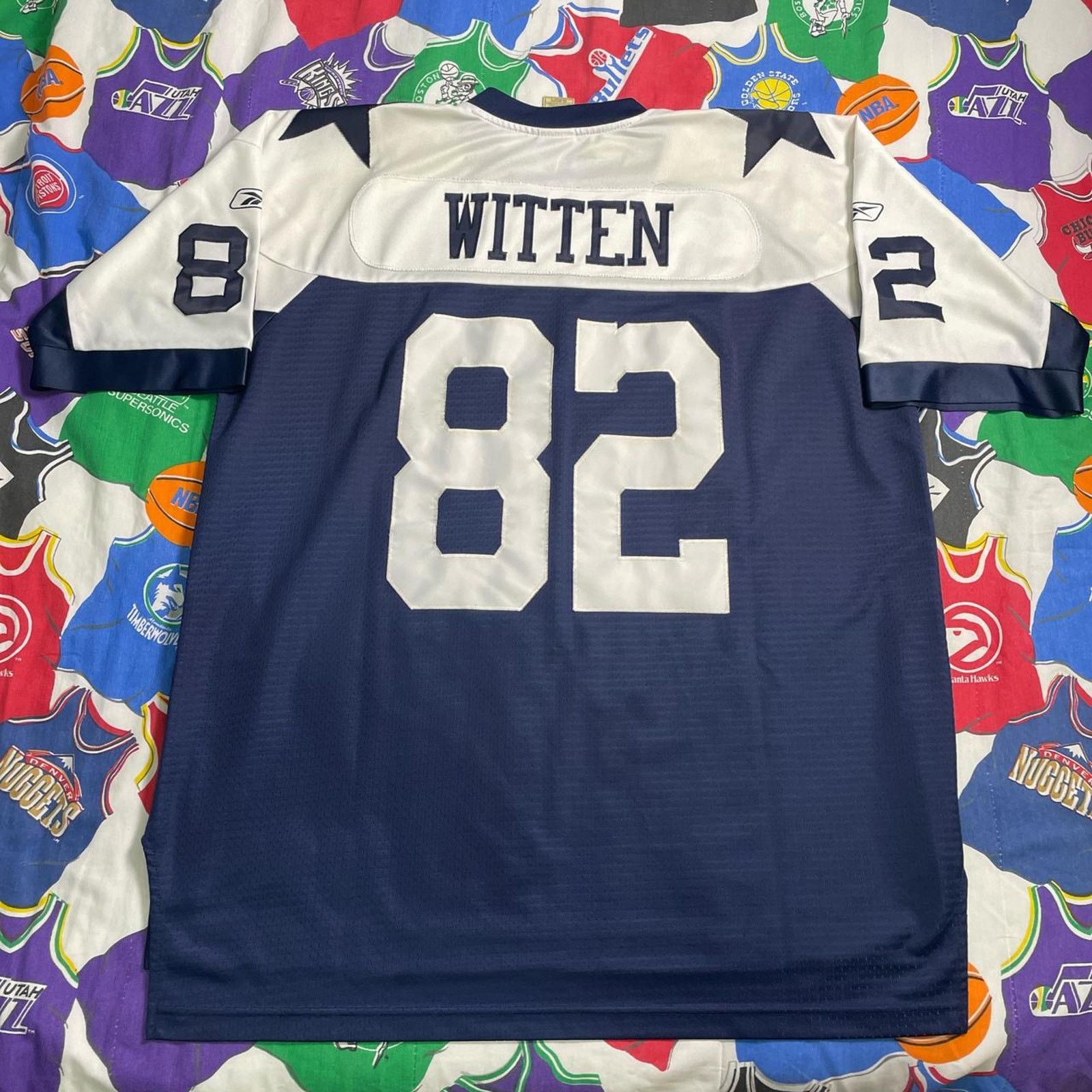 NFL × Reebok Dallas Cowboys Jason Witten Reebok Vintage Collection Jersey Size US XXL / EU 58 / 5 - 2 Thumbnail