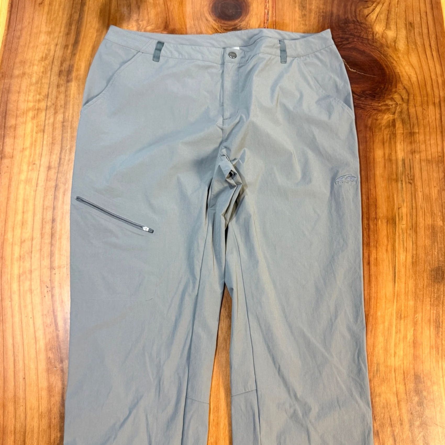 Vintage GoLite Pants Mens XL Gray Men Hiking Athletic Nylon Straight let Outdoor Lightweight X17 Size US 36 / EU 52 - 3 Thumbnail