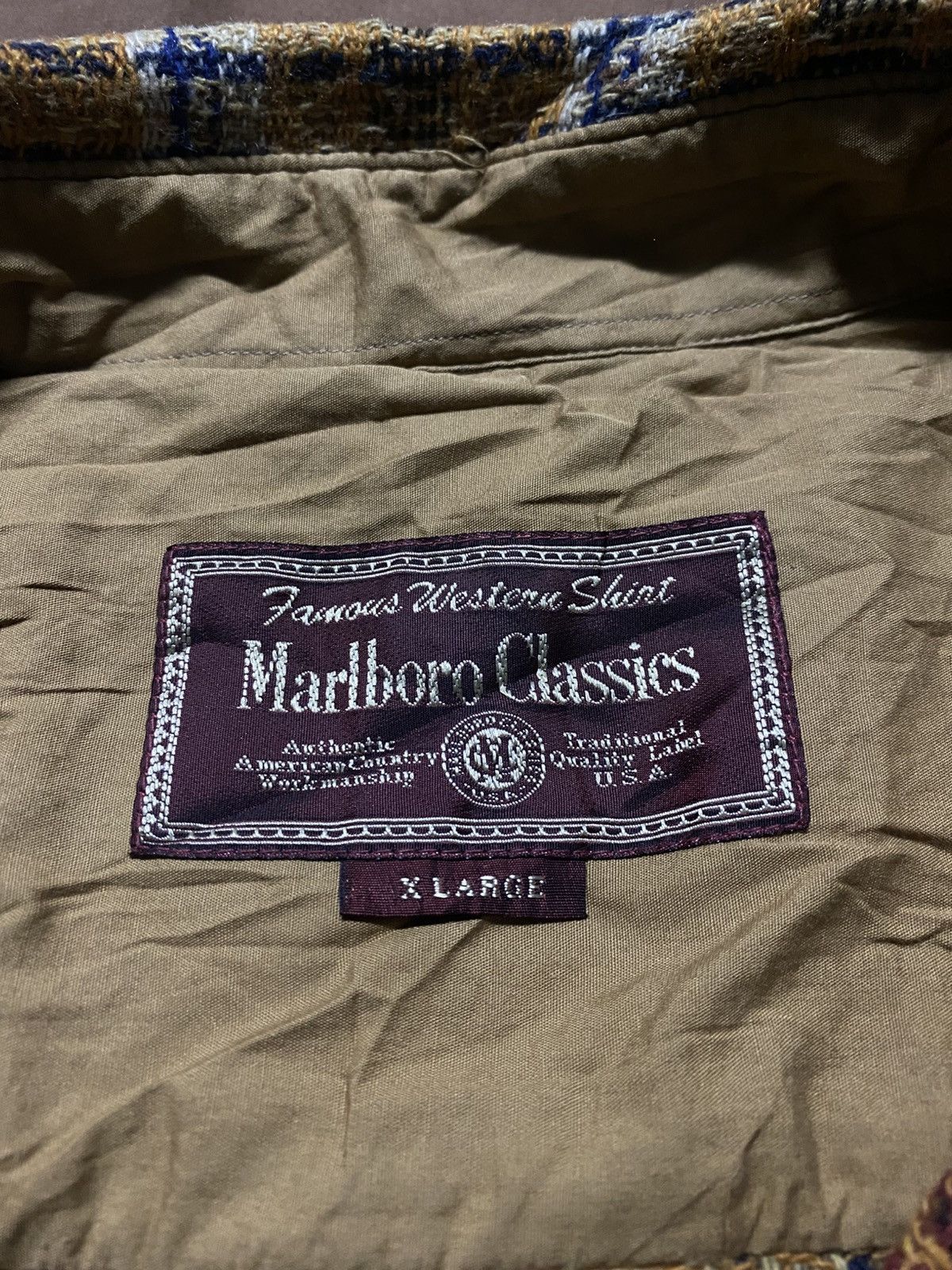 Marlboro Classics Vintage 90s Marlboro Classics Laine Wool Button Down Size US XL / EU 56 / 4 - 5 Thumbnail