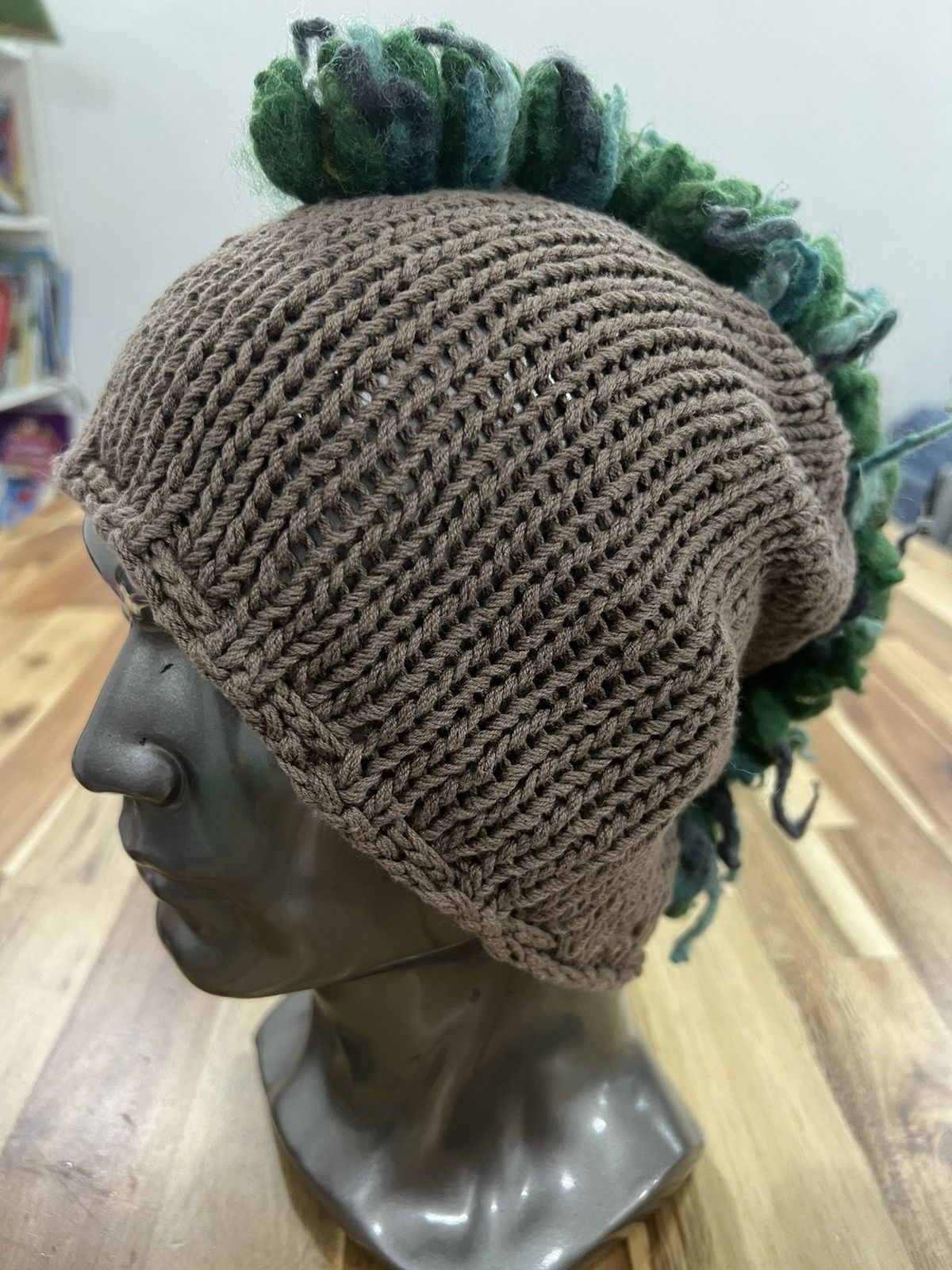 Designer Punk Rare Design Beanie Hat Cap Size ONE SIZE - 3 Thumbnail