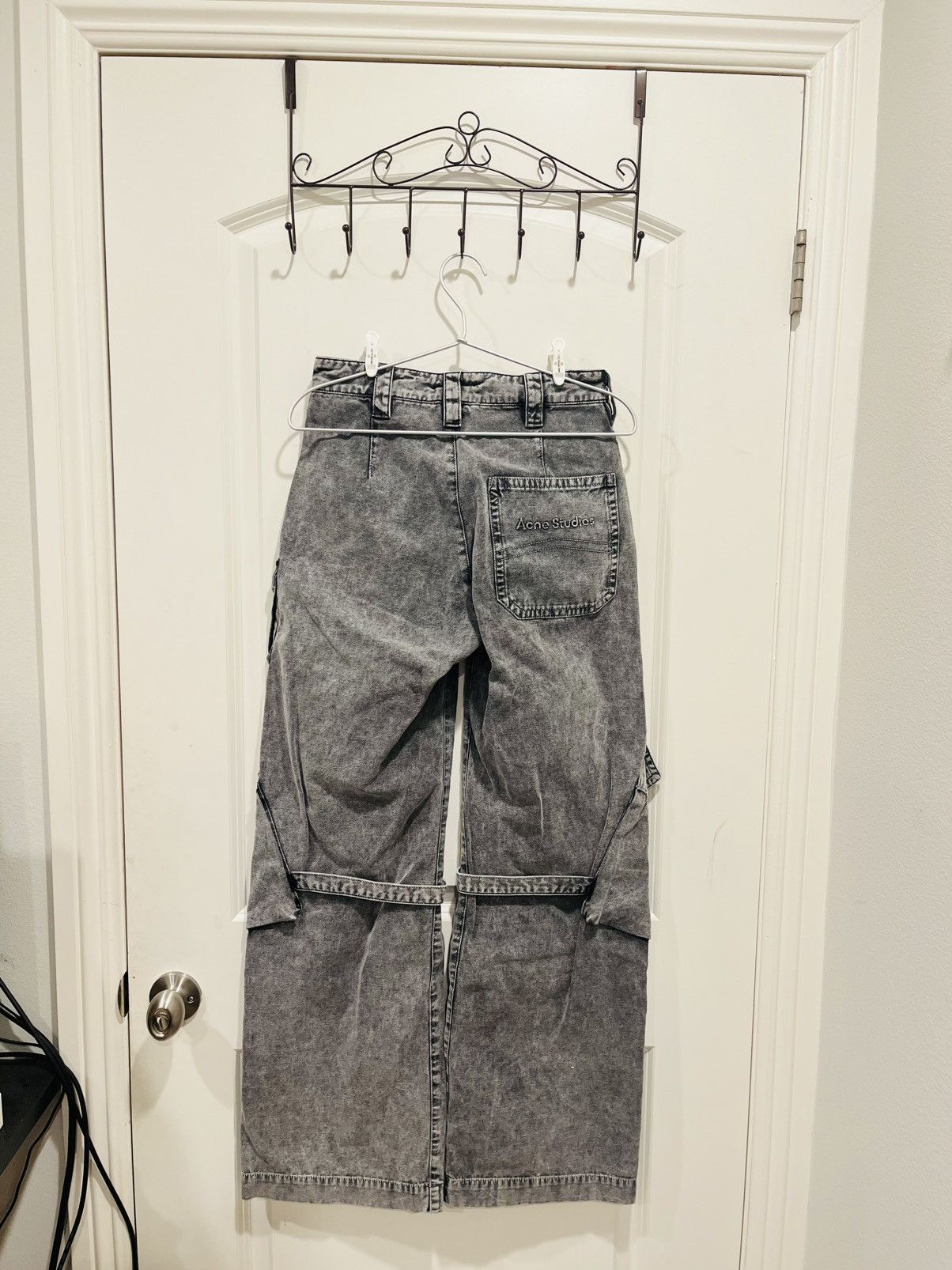 Acne Studios Potinal Canvas Cargo Pants Size 26" / US 2 / IT 38 - 2 Thumbnail