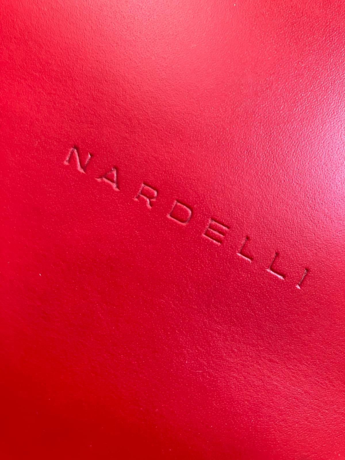 Angelo Nardelli Nardelli Red Leather Tote Bag - Made in Italy Size ONE SIZE - 5 Thumbnail