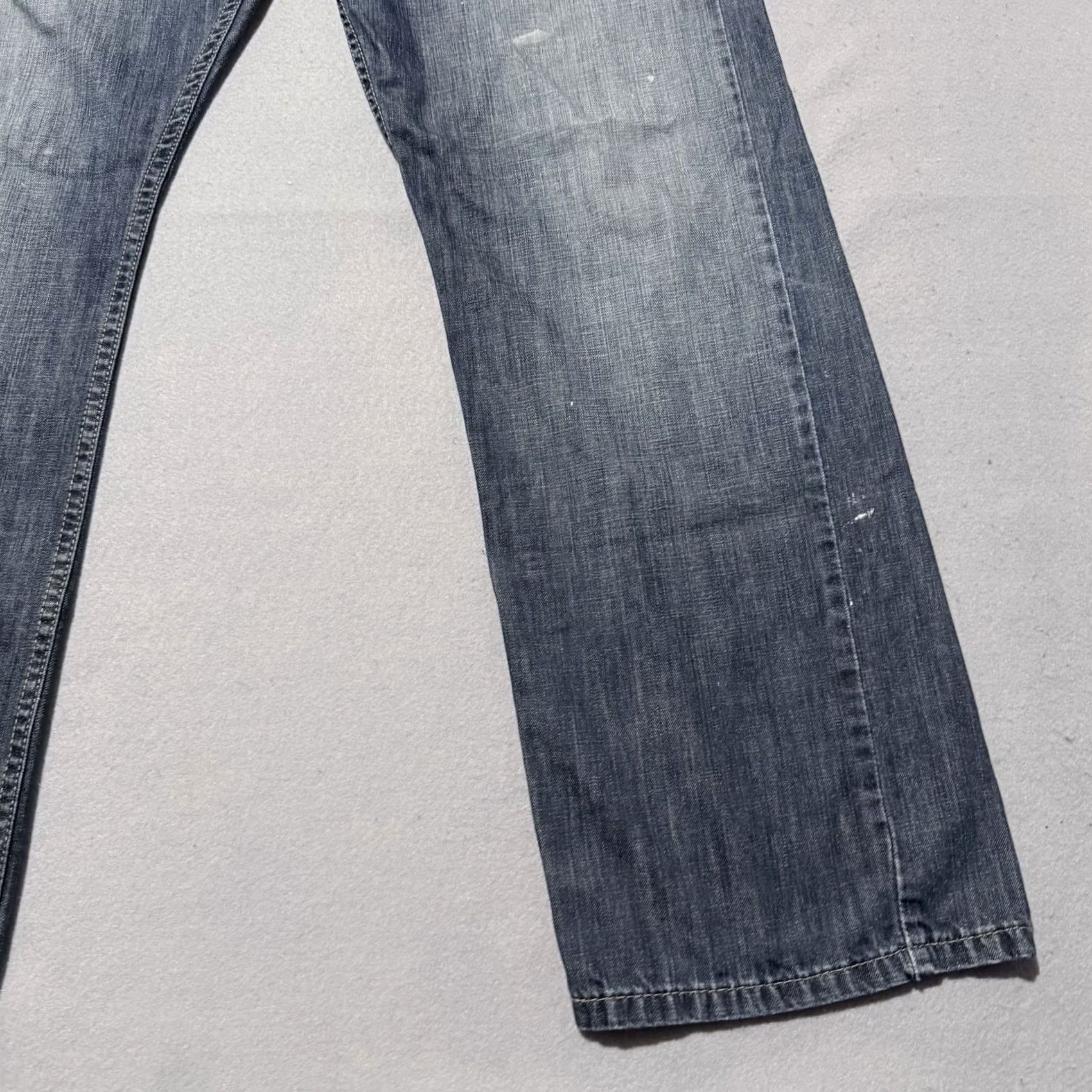 Levi's Levi's 514 Jeans Men Slim Straight Blue Denim Zip Fly 36x30 Distressed 5-Pocket Design Vintage N/A Size US 36 / EU 52 - 6 Thumbnail
