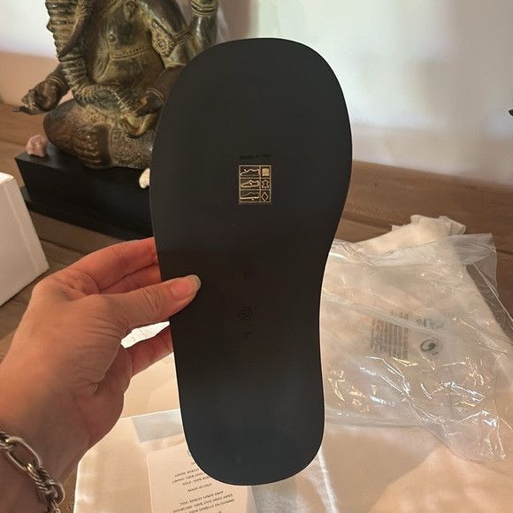 The Row NEW SSENSE THE ROW - Ginza sandals 37 ivory made in Italy Size US 7 / IT 37 - 9 Thumbnail