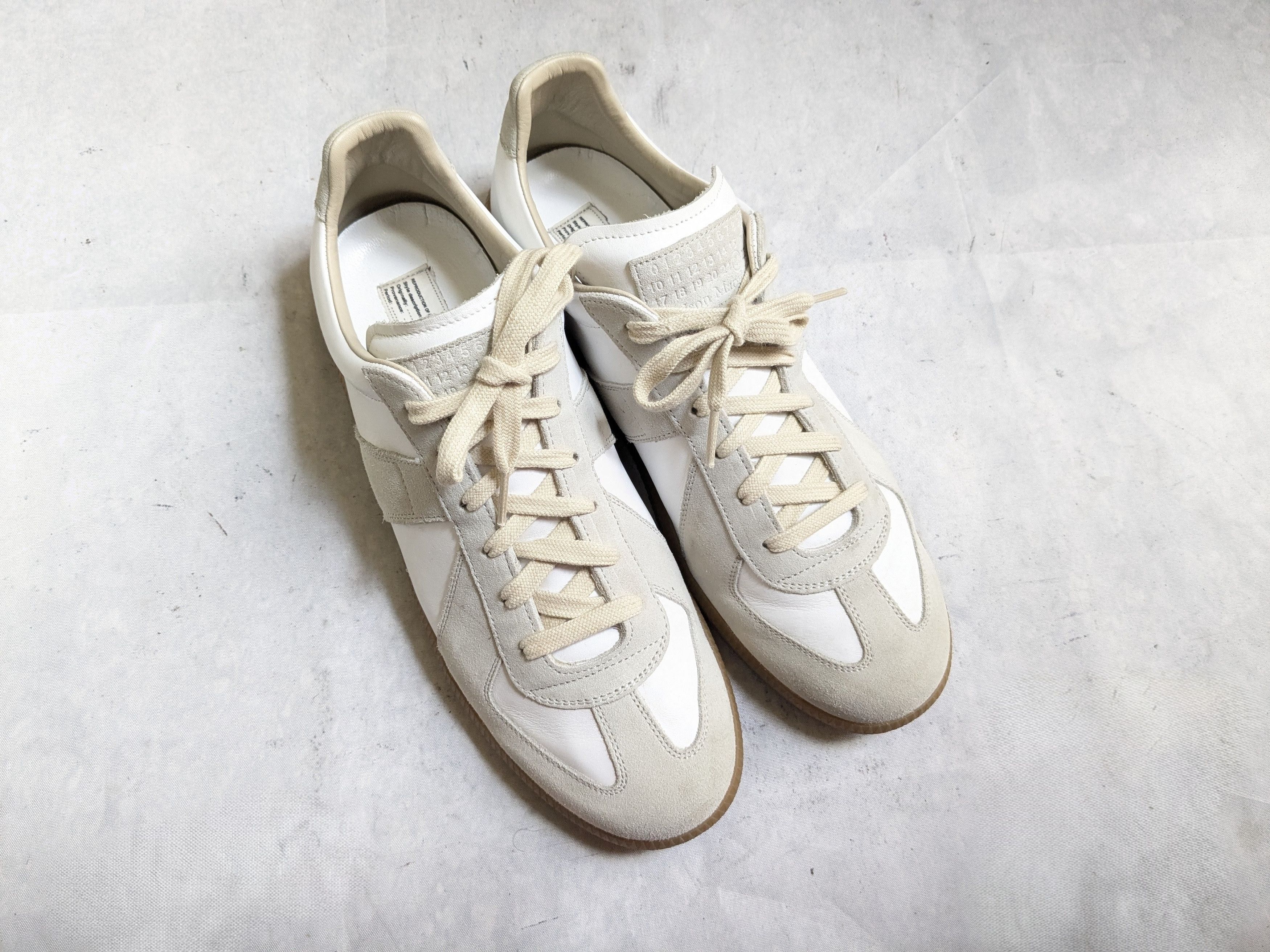 Maison Margiela Maison Margiela Replica GAT Sneakers White Gray 11 44 Gum Size US 11 / EU 44 - 2 Thumbnail