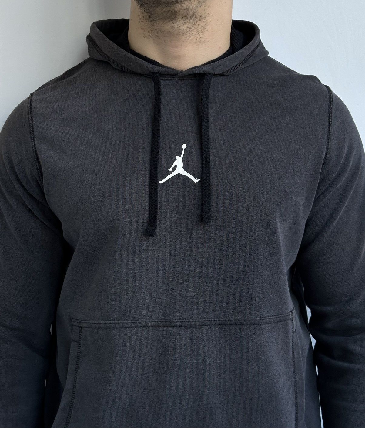 Nike Nike Air Jordan Jumpman Dri-FIT Hoodie Men's Size M Gray Size US M / EU 48-50 / 2 - 2 Thumbnail
