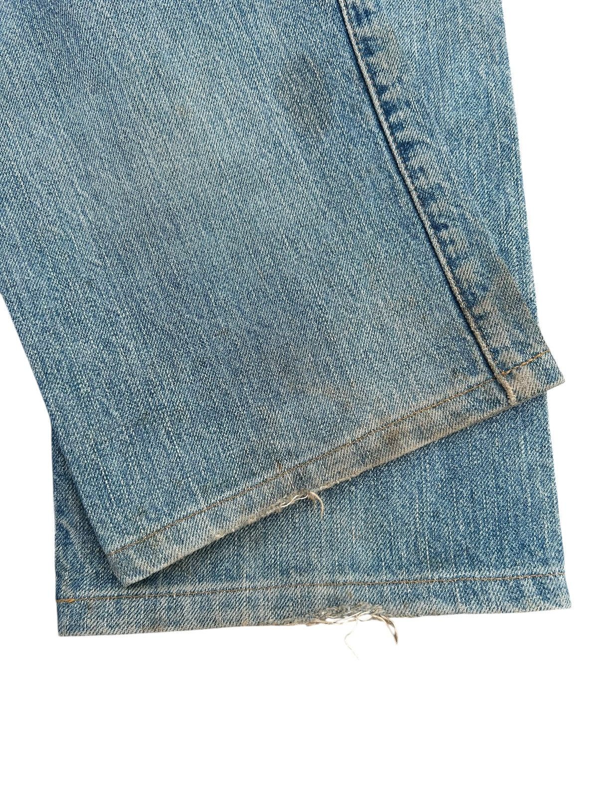 Kapital Thrashed Vintage Levis big E Selvedge Denim Jeans Size US 32 / EU 48 - 18 Thumbnail