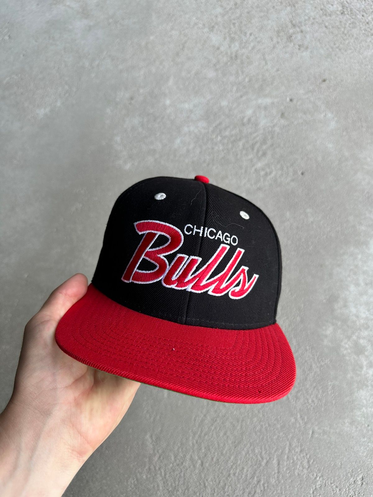 rare bulls vintage cap