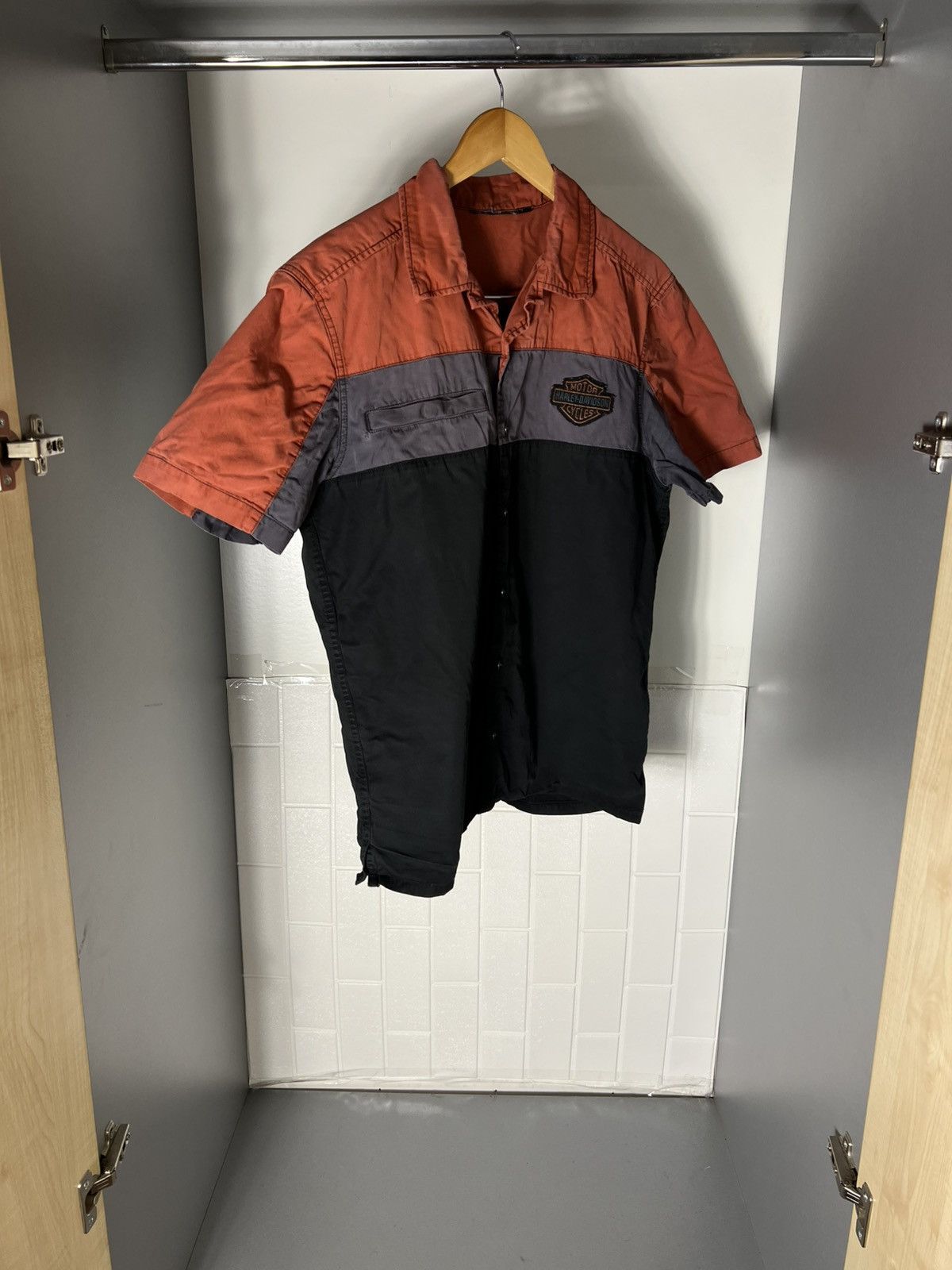 Harley Davidson VINTAGE HARLEY DAVIDSON MOTORCYCLE RETRO SHIRT CASUAL 90s Size US M / EU 48-50 / 2 - 3 Thumbnail