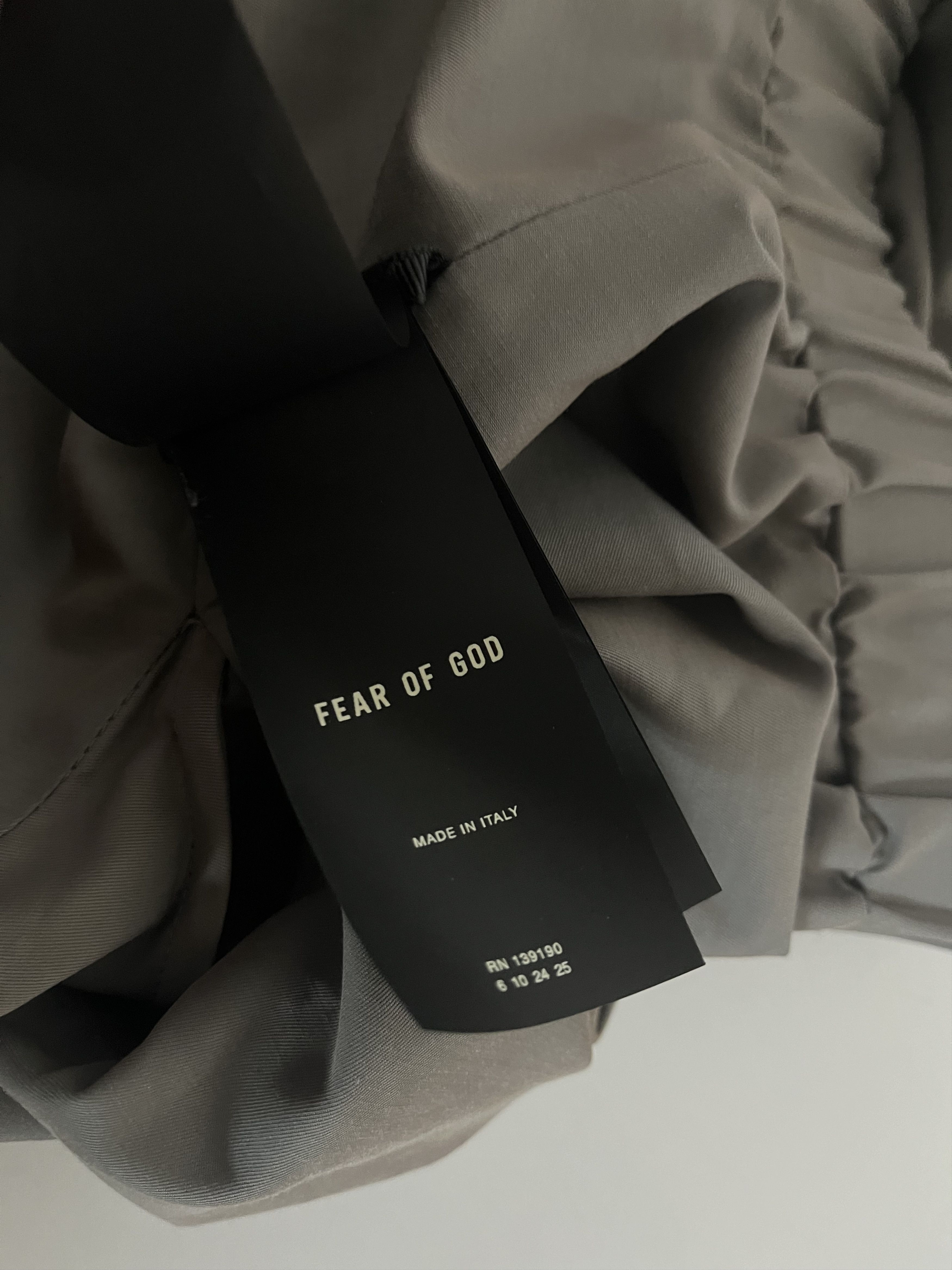 Fear of God FEAR OF GOD "Eternal" Gray Dusty Concrete Zip Track Jacket Size US L / EU 52-54 / 3 - 10 Thumbnail