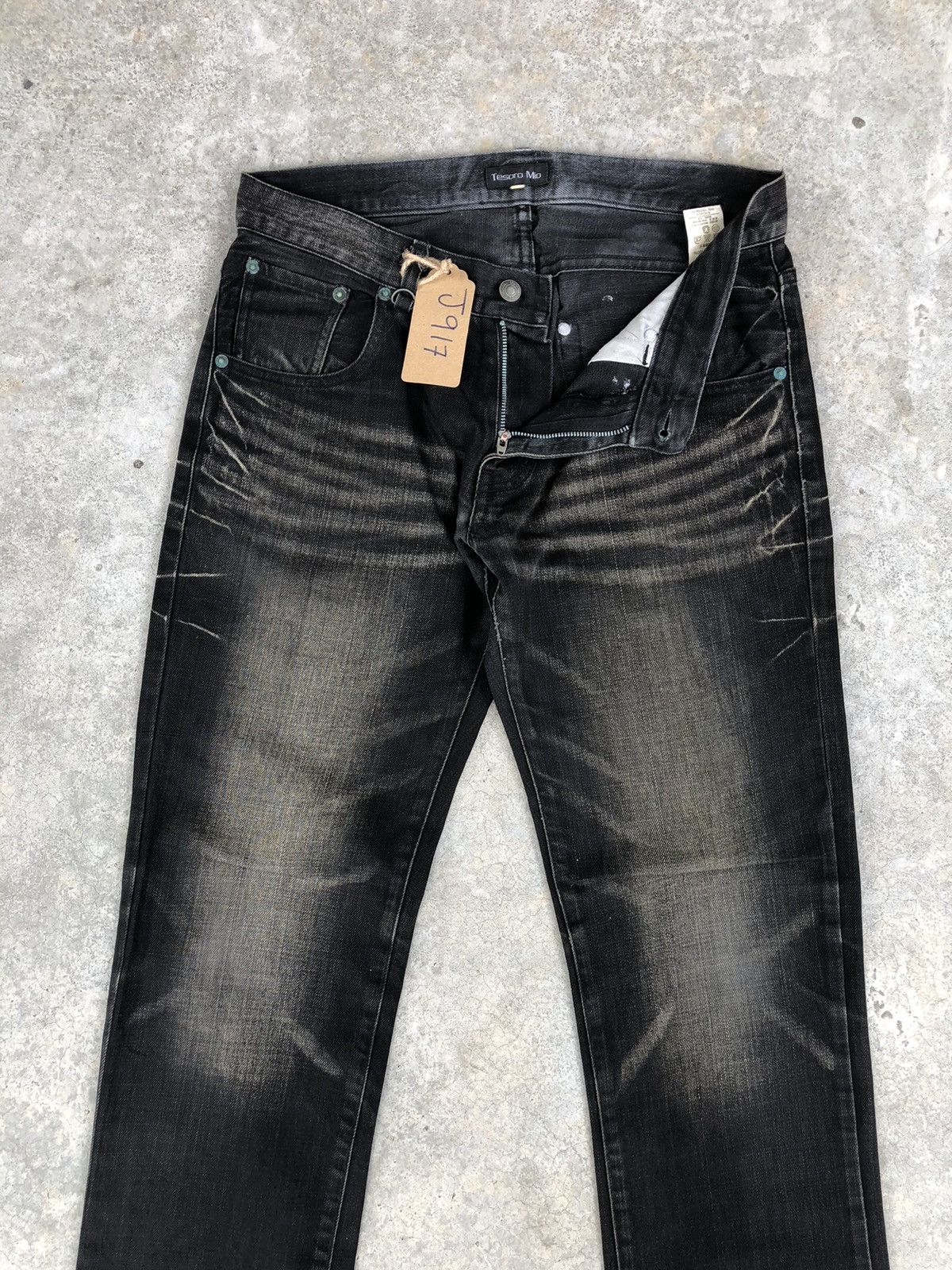 If Six Was Nine Japanese Tesoro Flared Jeans Distressed Jeans Size US 32 / EU 48 - 3 Thumbnail