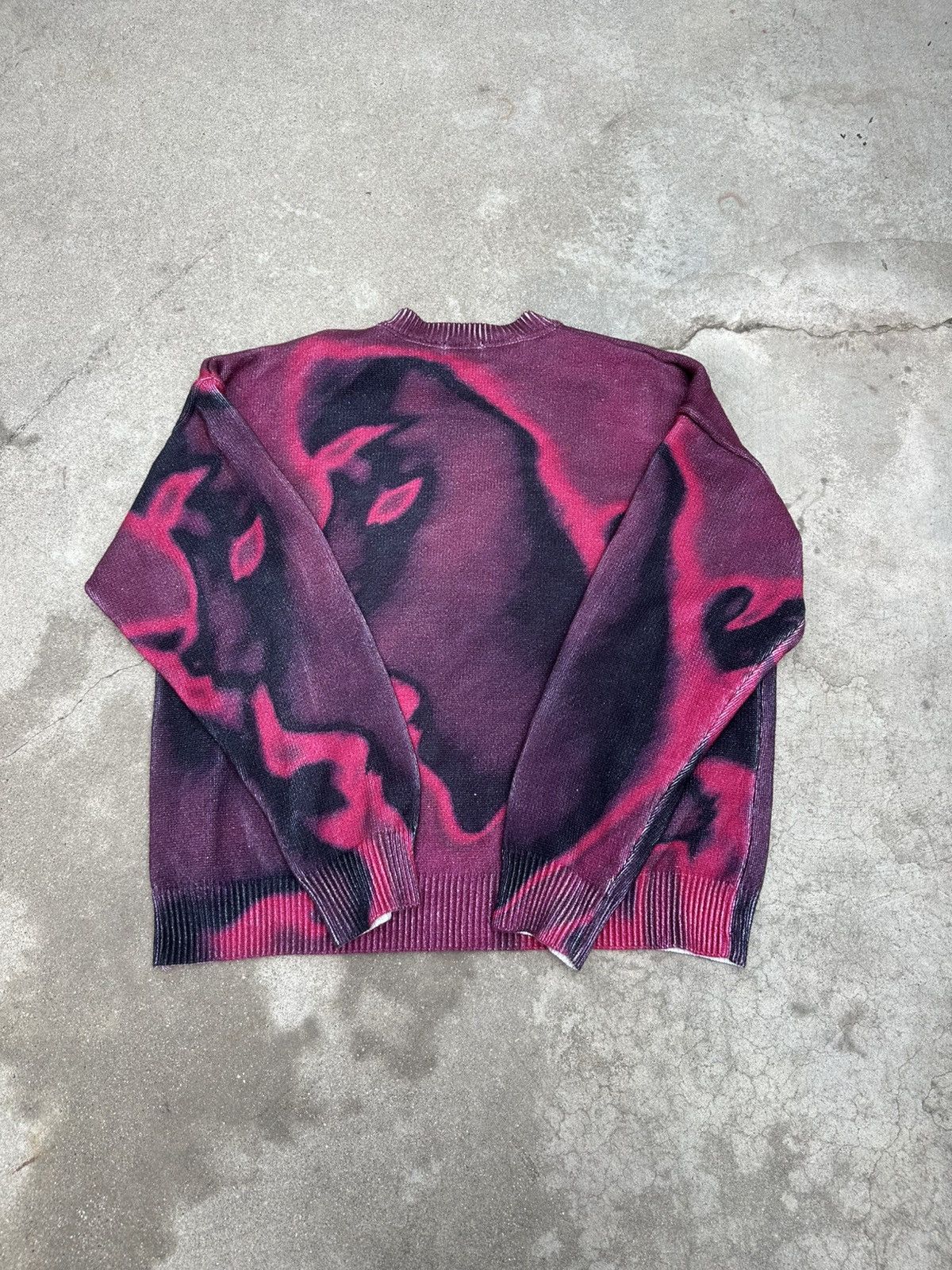 Japanese Brand Archive Knit Sweater (red) Size US M / EU 48-50 / 2 - 3 Thumbnail