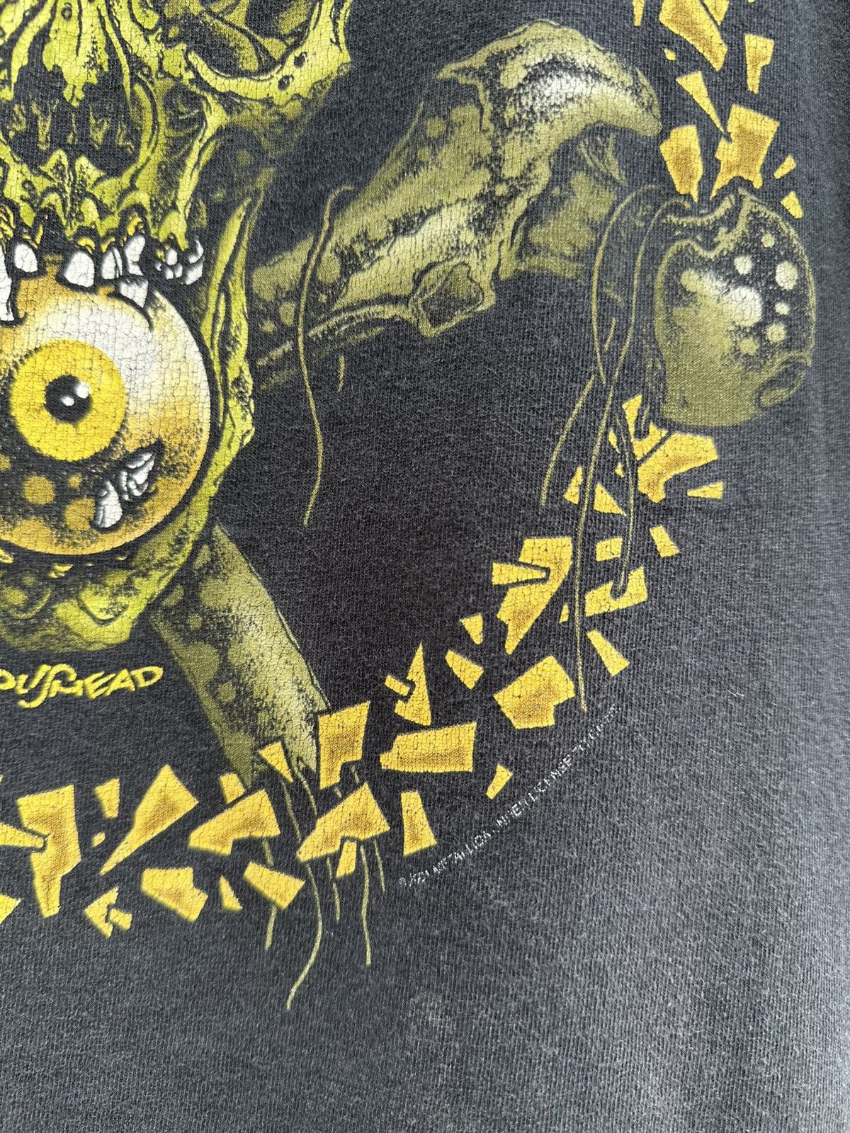 Band Tees Vintage Metallica Pushead No Leaf Clover Promo Faded Tee Size US S / EU 44-46 / 1 - 5 Thumbnail