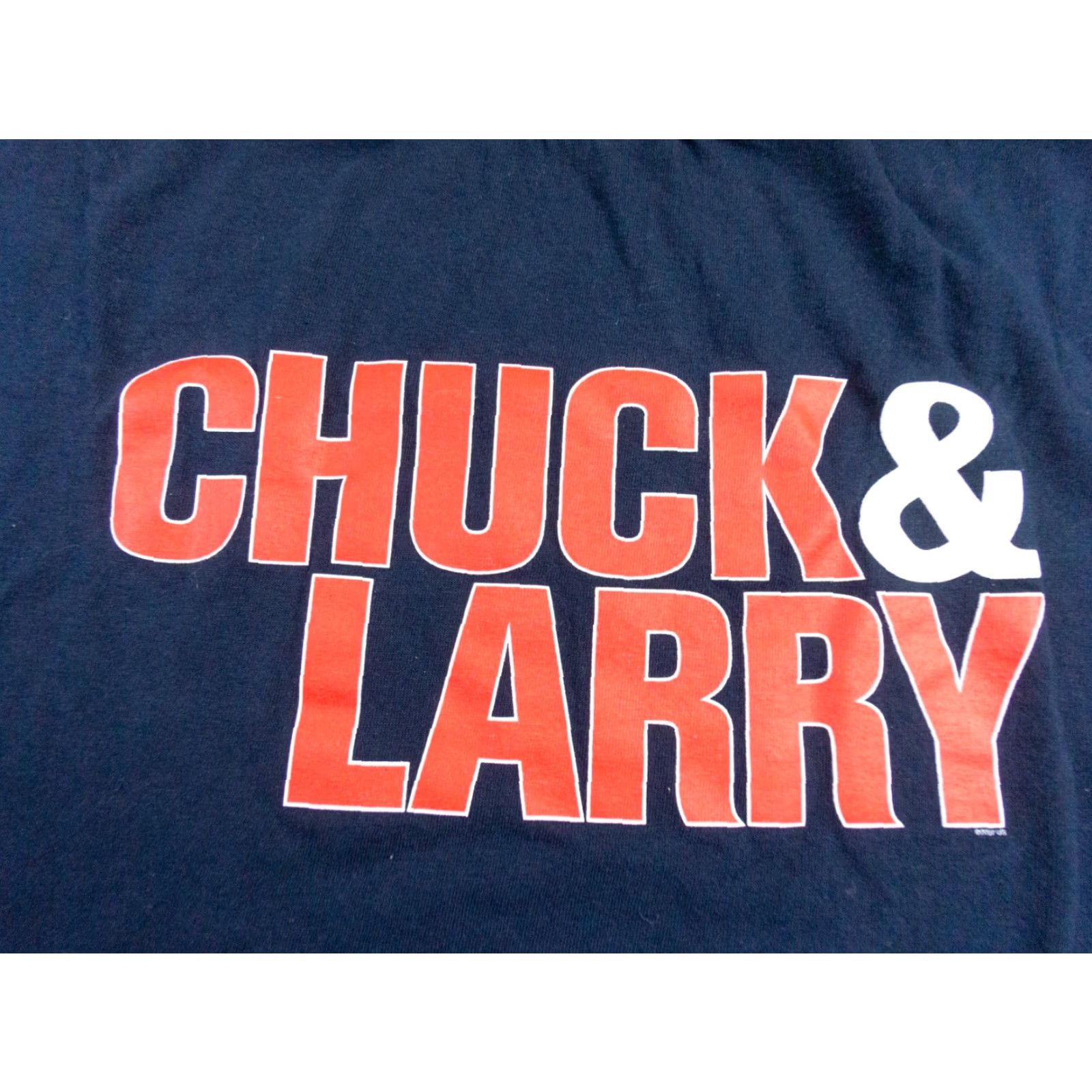 Vintage VINTAGE Chuck & Larry Movie Shirt Men Large Blue Crew Neck T-Shirt 80s 90s Promo Logo Tee Brand Tennessee River Mens Size US L / EU 52-54 / 3 - 2 Thumbnail